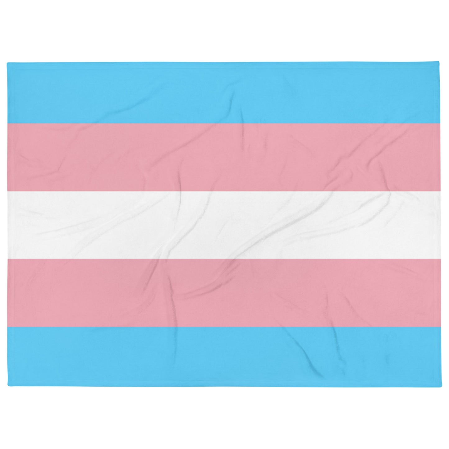 Transgender Trans Pride Flag Throw Blanket 60in×80in Transgender throw-blanket-60x80-front-63759b887451c