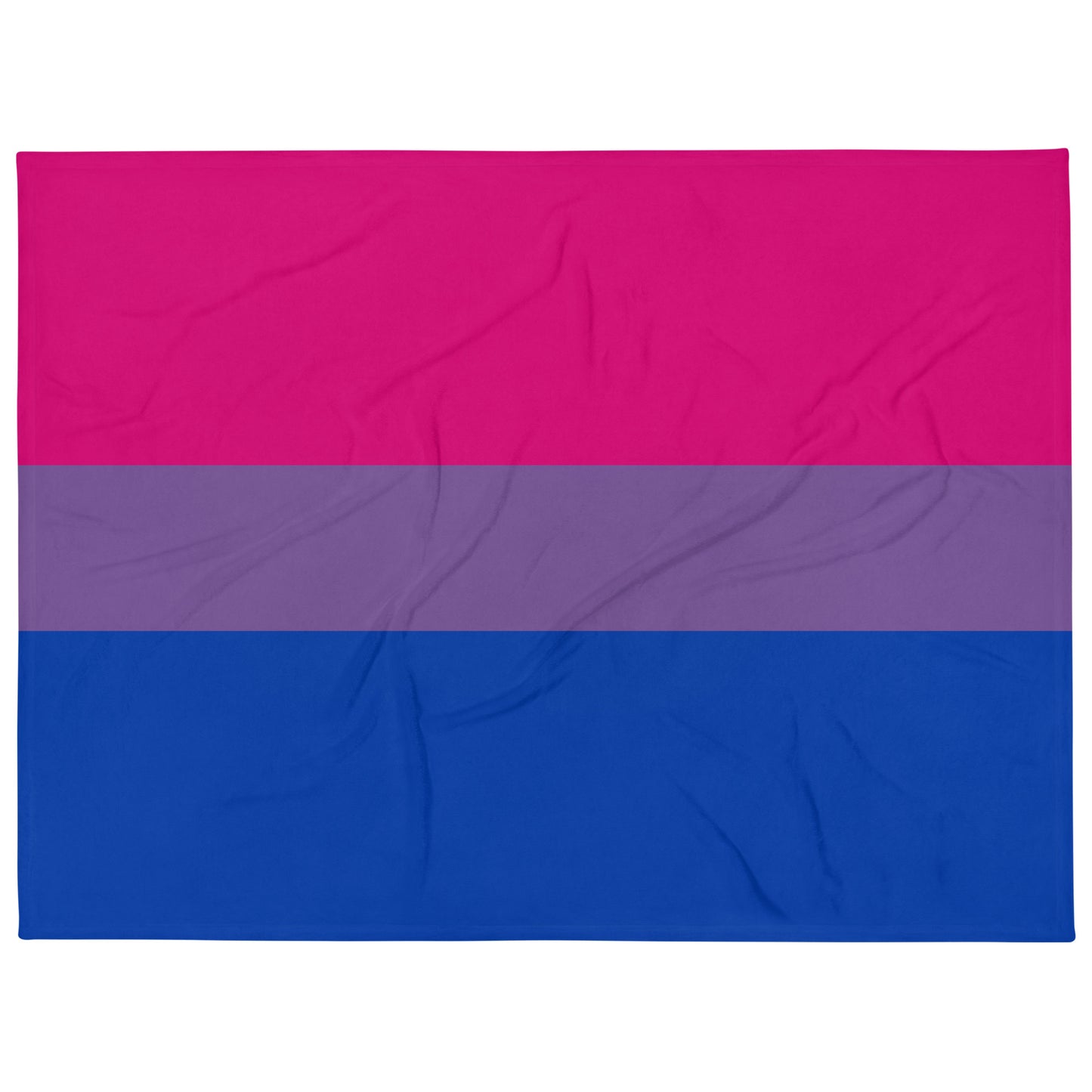 Bisexual Bi Pride Throw Blanket 60in×80in Bisexual throw-blanket-60x80-front-63759d567f8ba