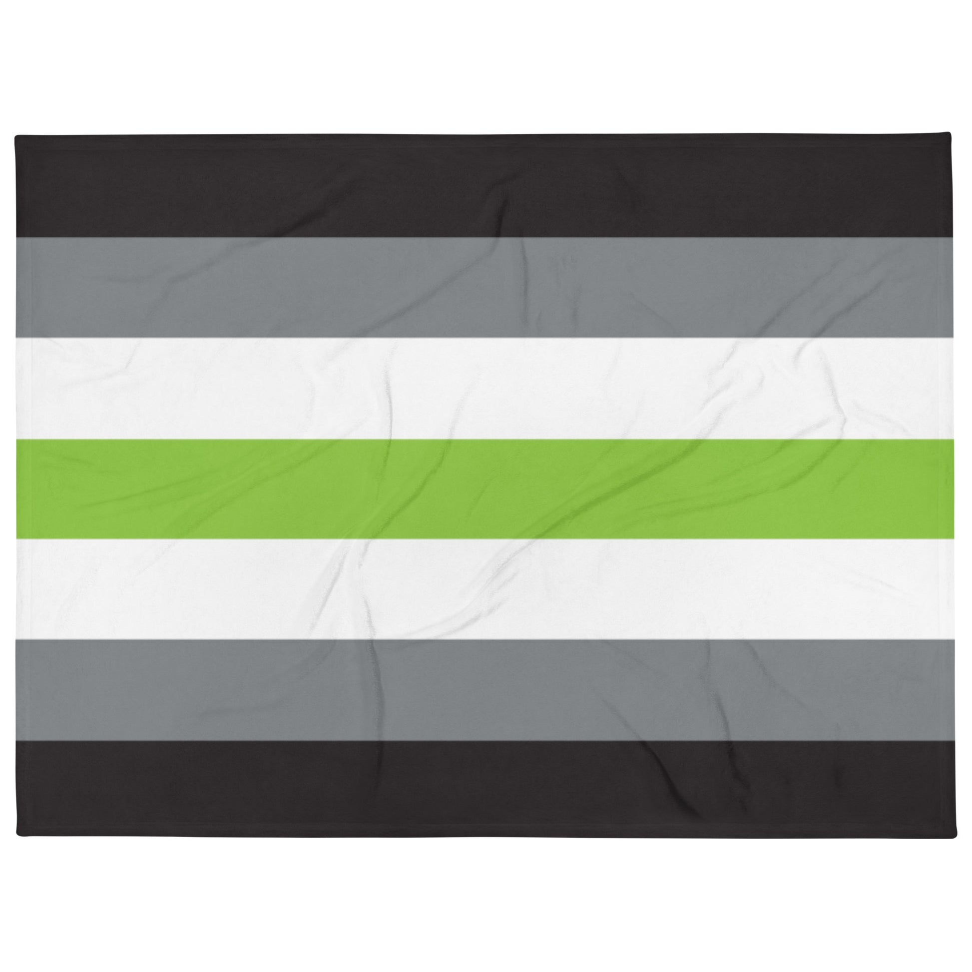 Agender Pride Flag Throw Blanket 60in×80in Agender throw-blanket-60x80-front-6378448392334