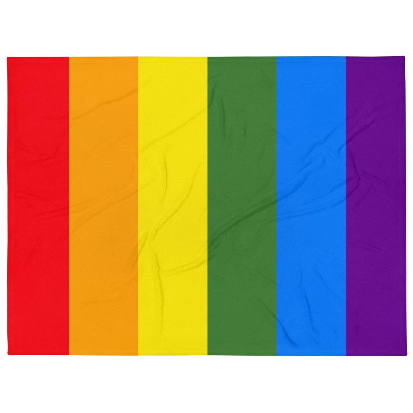 LGBTQ Pride Flag Throw Blanket 60in×80in Pride throw-blanket-60x80-front-640aa37a48a3c