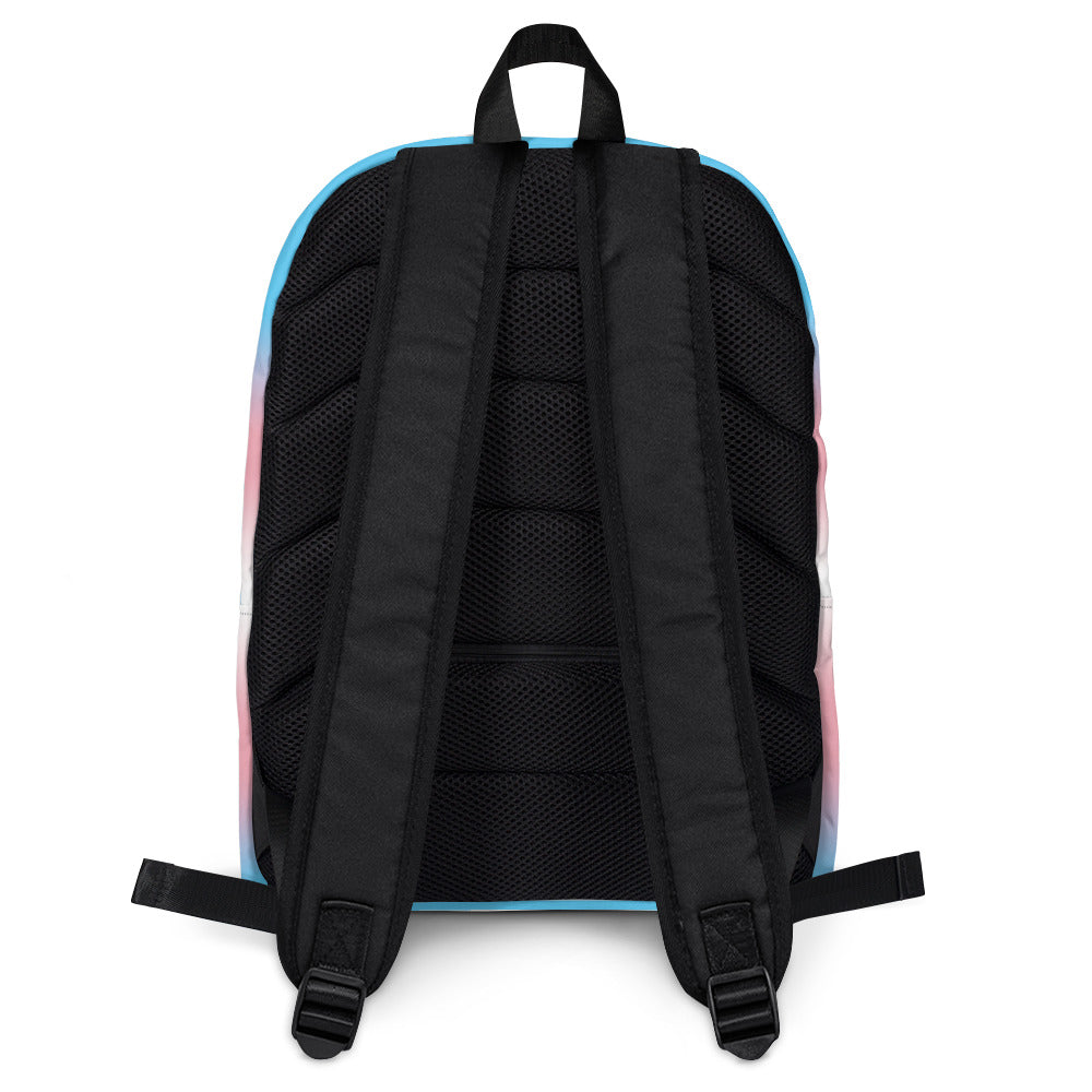 Transgender Trans Pride Backpack - Ombre transgender-trans-pride-Backpack-ombre-back