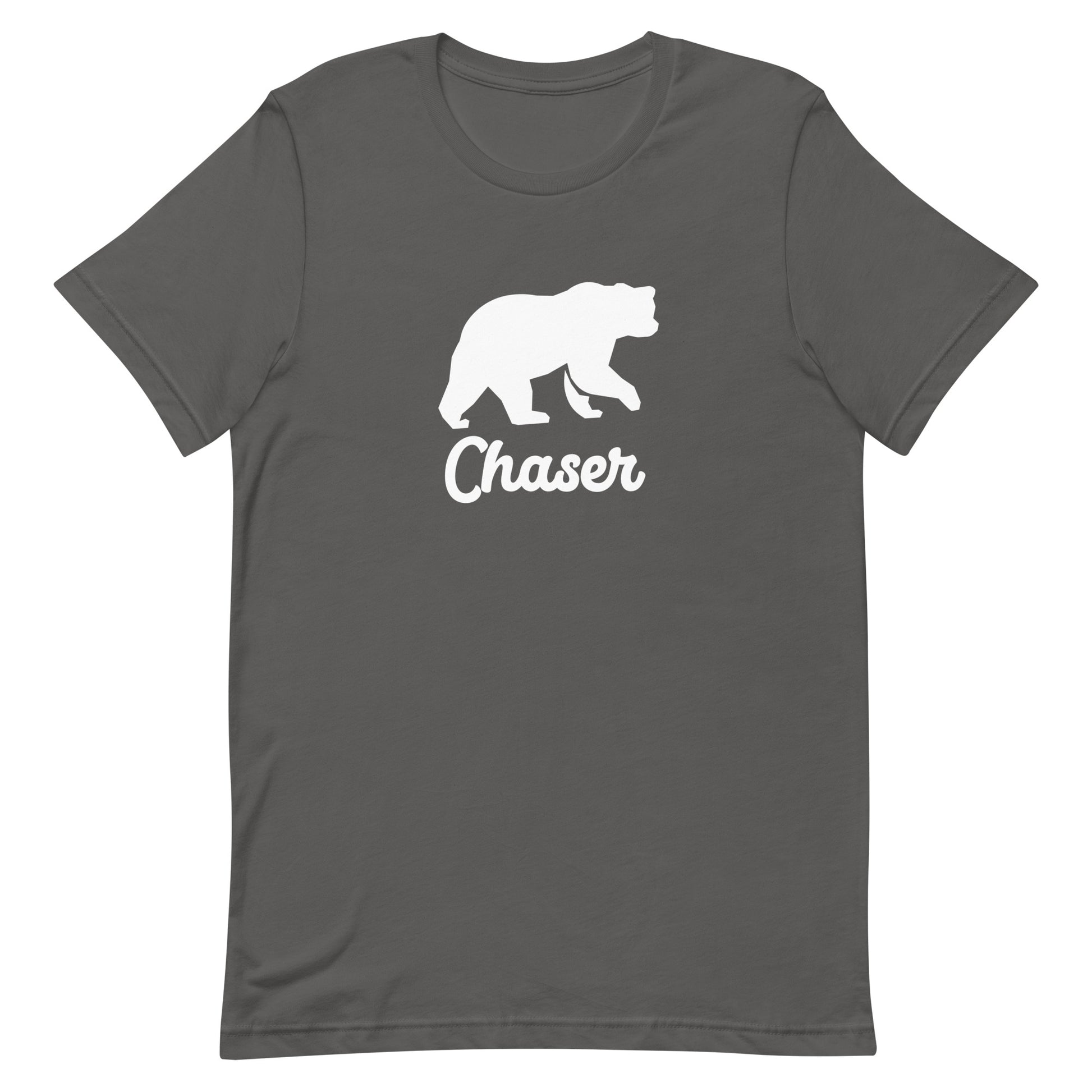 Gay Bear Pride Shirt - Bear Chaser Asphalt Gay unisex-staple-t-shirt-asphalt-front-63b4dc31df1c0