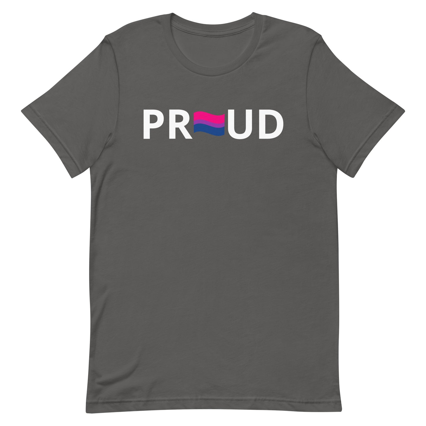 Bisexual Bi Pride Shirt Proud Asphalt Bisexual unisex-staple-t-shirt-asphalt-front-63b4dca779c29