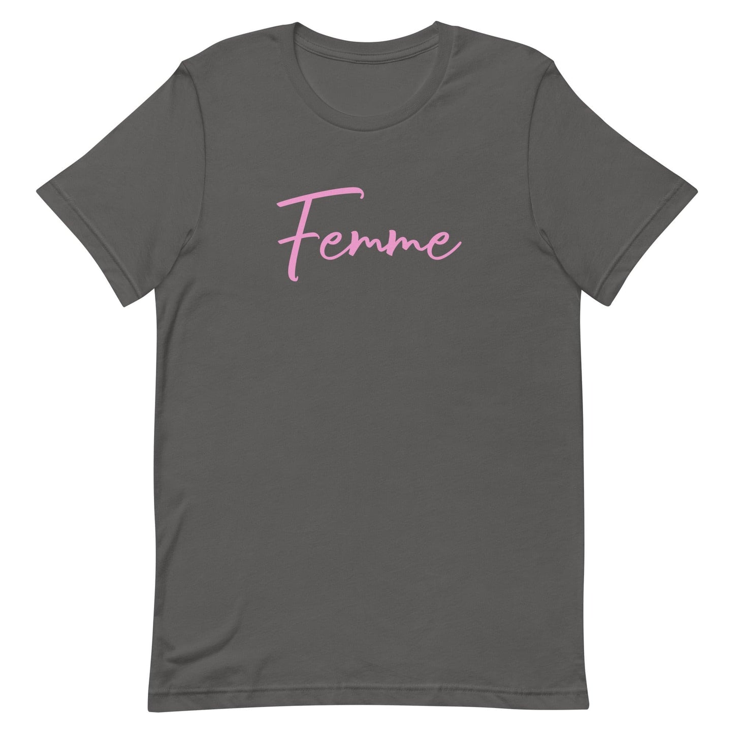 Lesbian Pride T-Shirt - Femme Asphalt Lesbian unisex-staple-t-shirt-asphalt-front-63b76de13e7b4