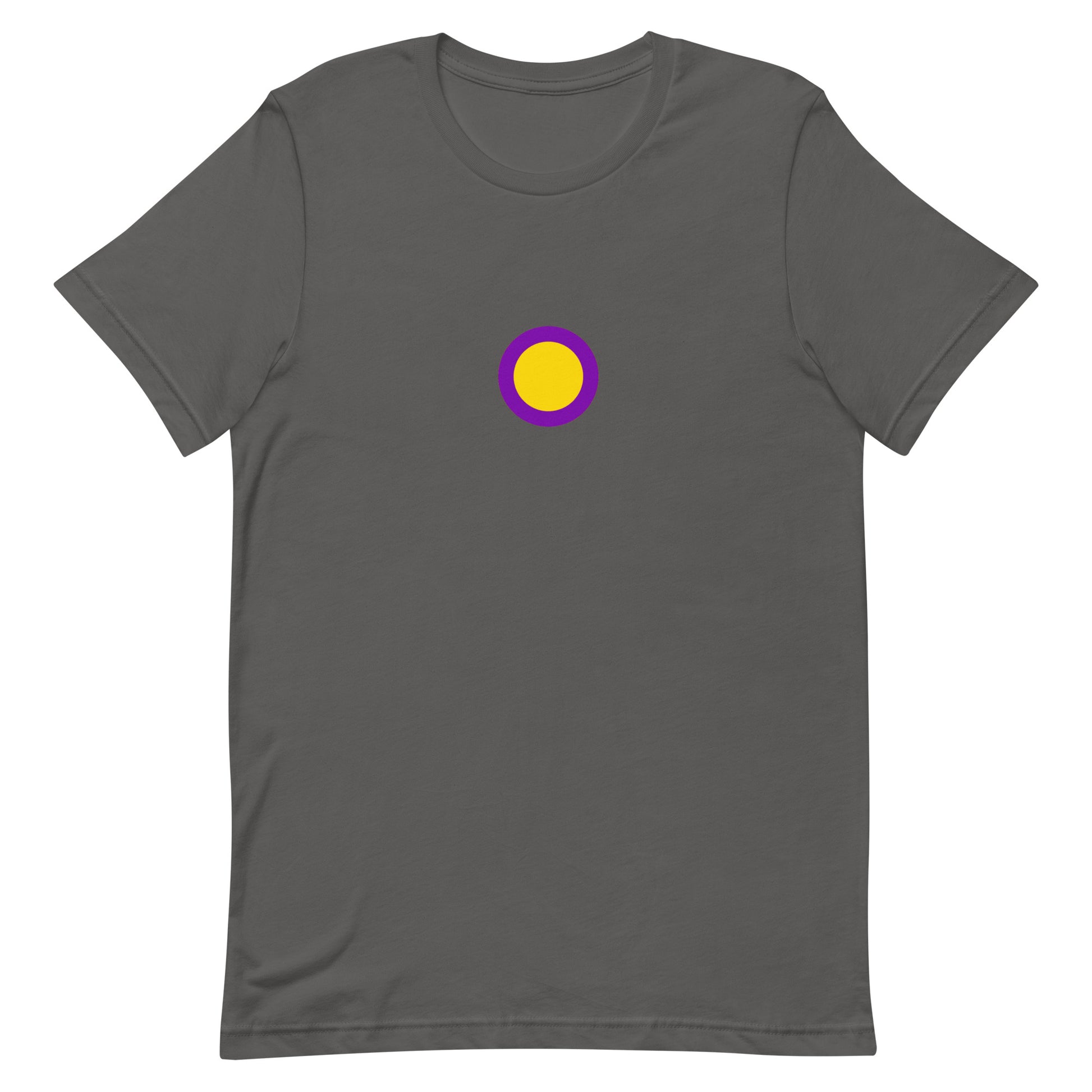 Intersex Pride Shirt - Circle Asphalt Intersex unisex-staple-t-shirt-asphalt-front-63bb6b9ad2c93