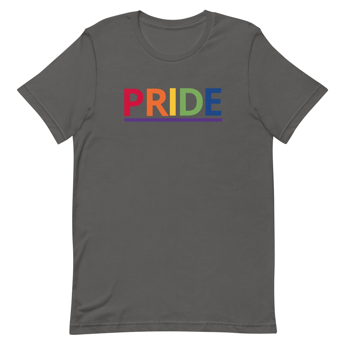 LGBTQ Pride T-Shirt - Pride Asphalt Pride unisex-staple-t-shirt-asphalt-front-63bcc789372ac