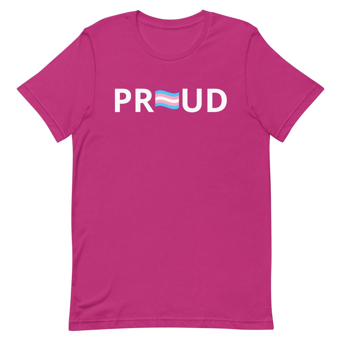 Transgender Trans Pride T-Shirt - Proud Berry Transgender unisex-staple-t-shirt-berry-front-63b399d920833