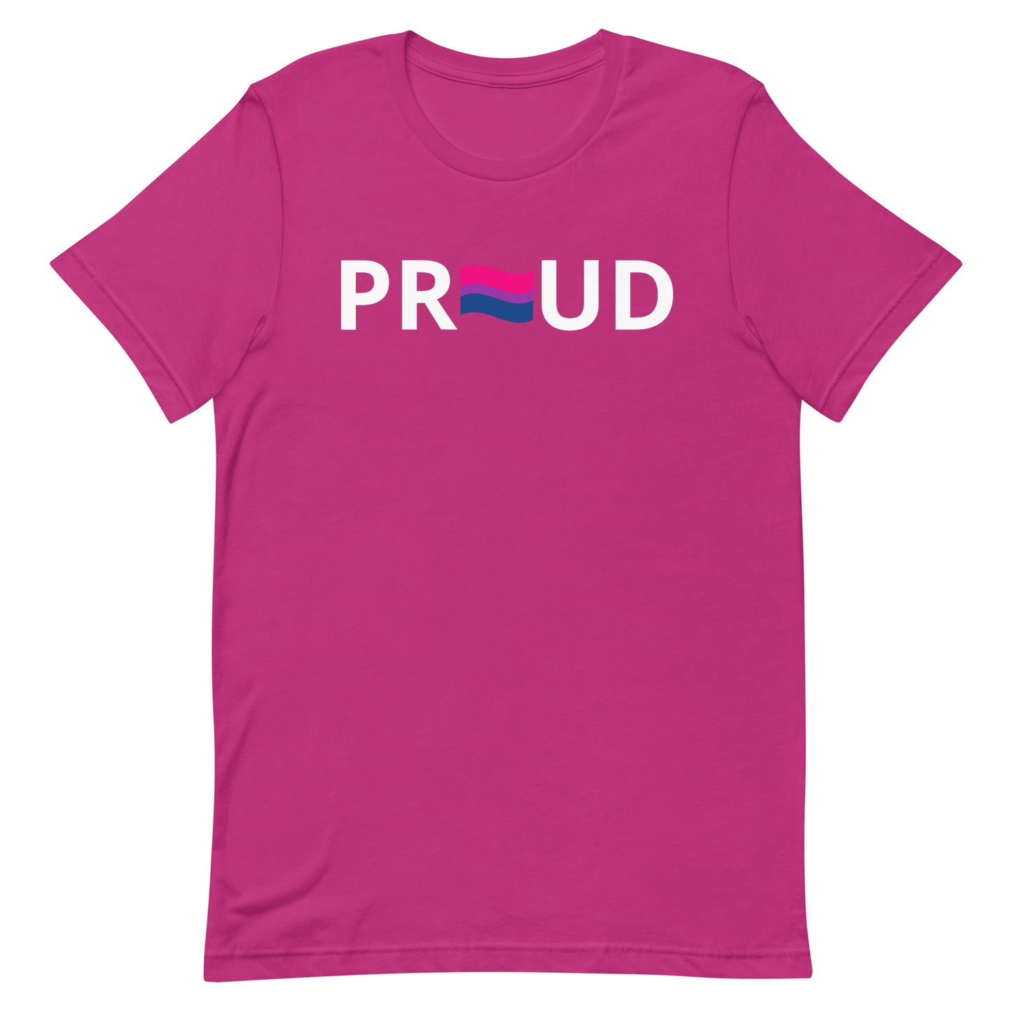 Bisexual Bi Pride Shirt Proud Berry Bisexual unisex-staple-t-shirt-berry-front-63b4dca775b2b