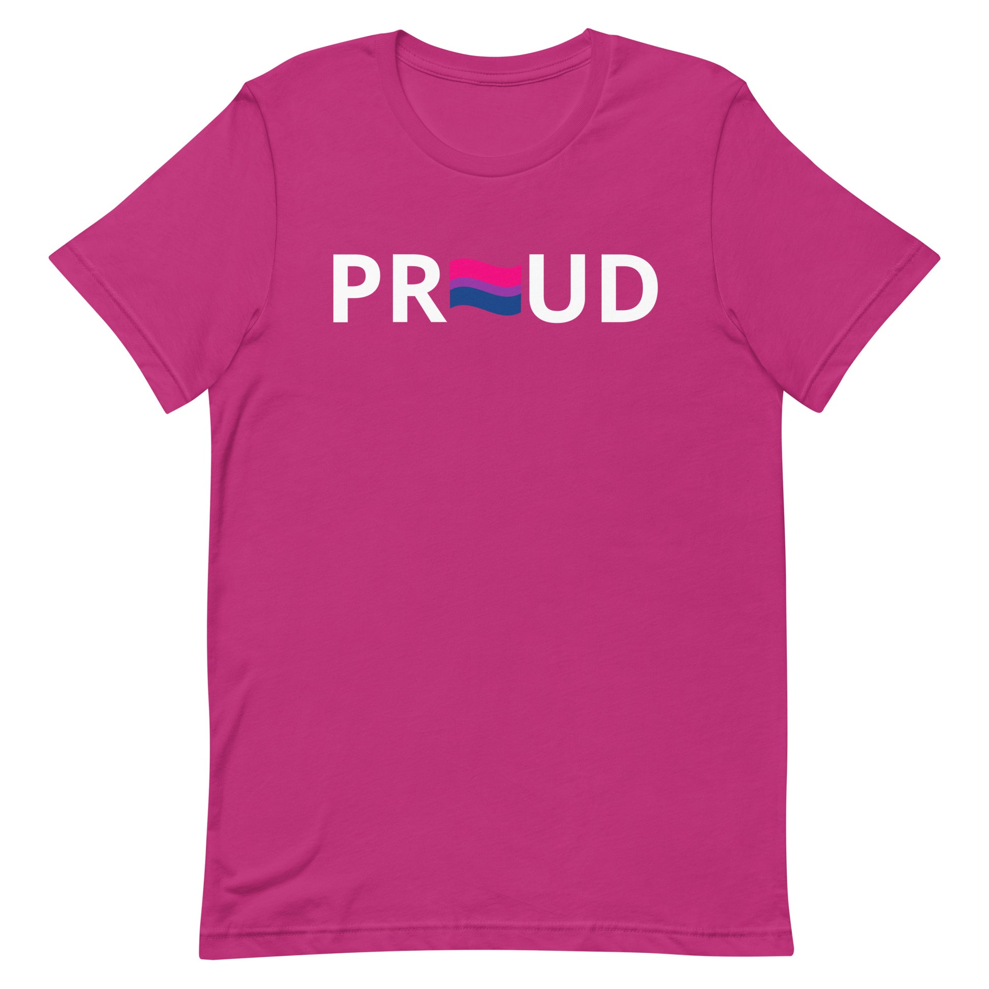 Bisexual Bi Pride Shirt Proud Berry Bisexual unisex-staple-t-shirt-berry-front-63b4dca775b2b