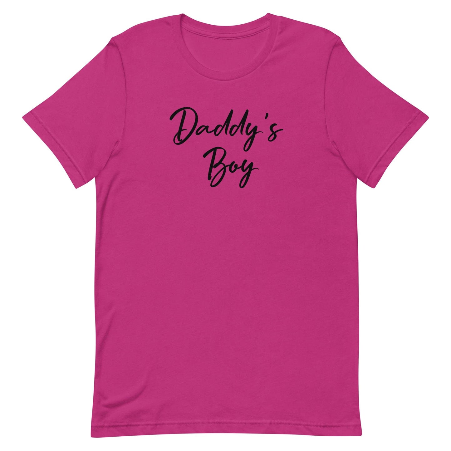 Daddy's Boy Tee Berry unisex-staple-t-shirt-berry-front-63b627ed0ab62