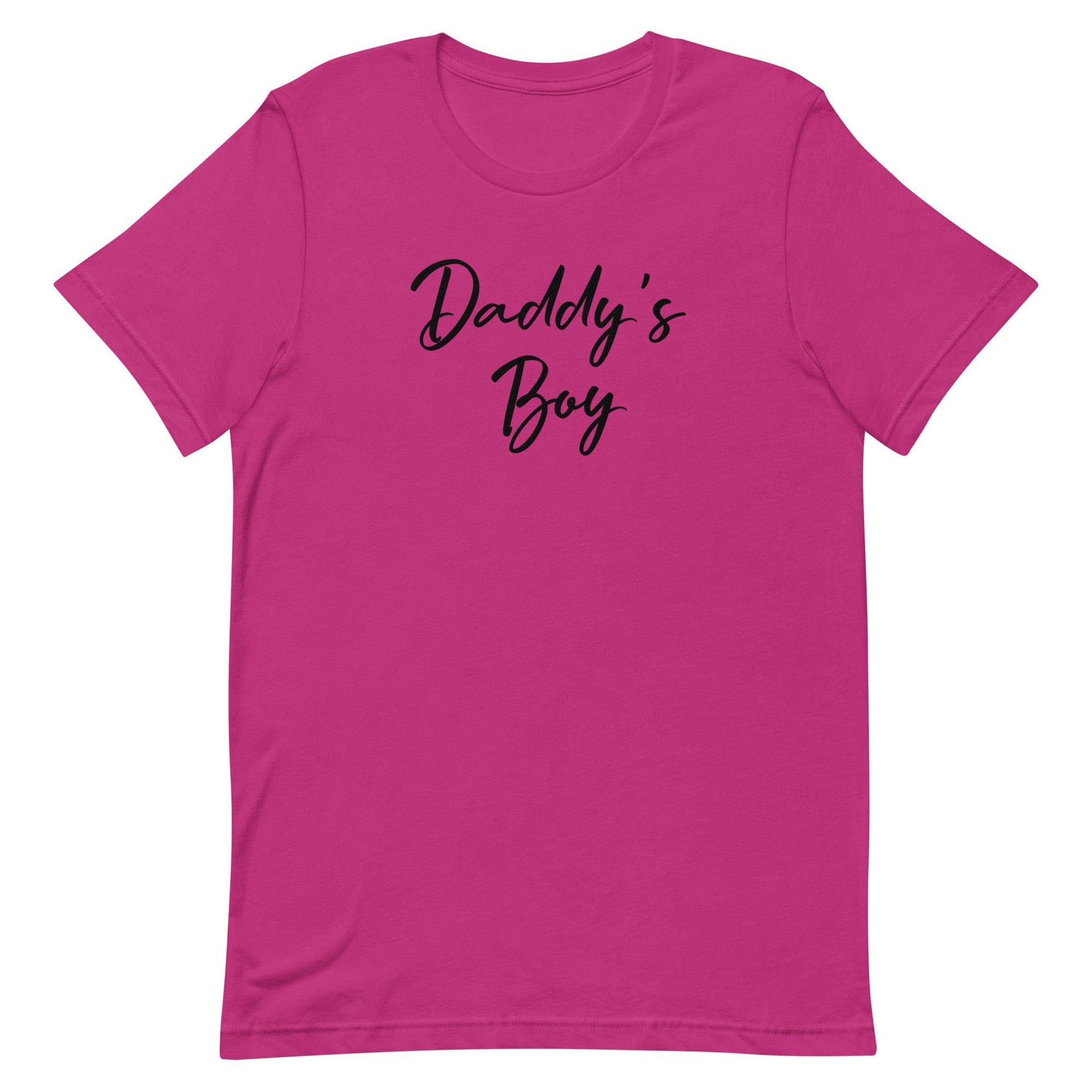 Daddy's Boy Tee Berry unisex-staple-t-shirt-berry-front-63b627ed0ab62