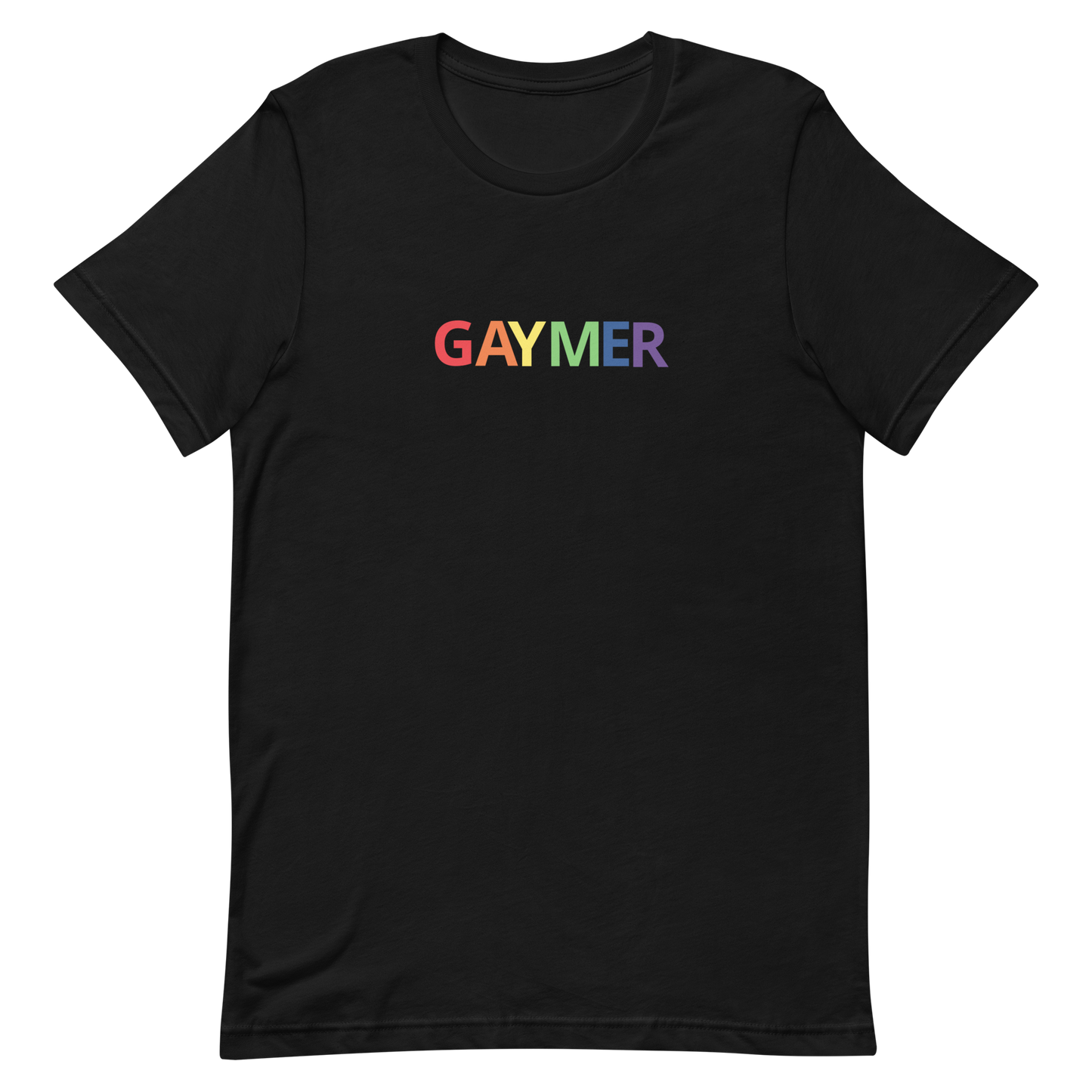 Gaymer Tee Black Gay unisex-staple-t-shirt-black-front-63154d516c46c