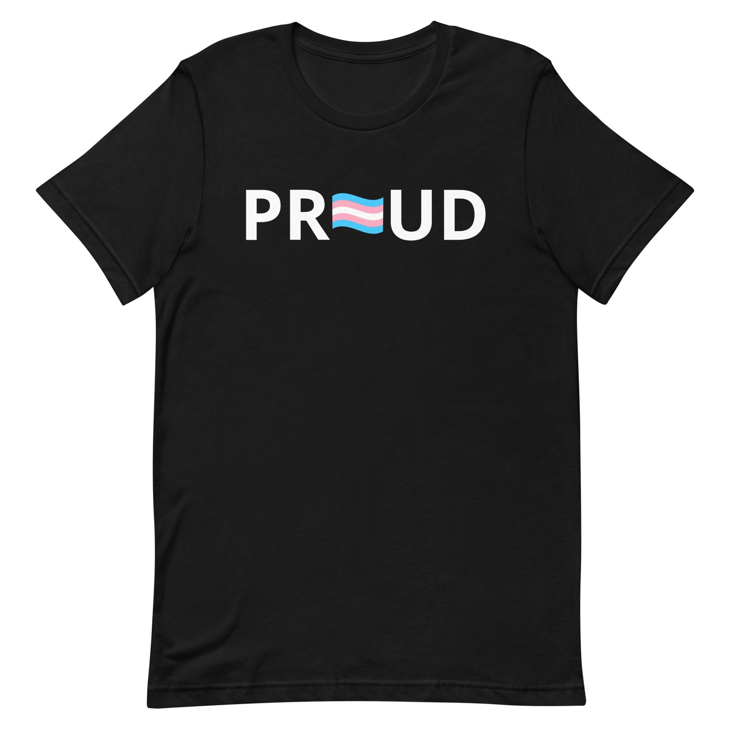 Transgender Trans Pride T-Shirt - Proud Black Transgender unisex-staple-t-shirt-black-front-63b399d916e39