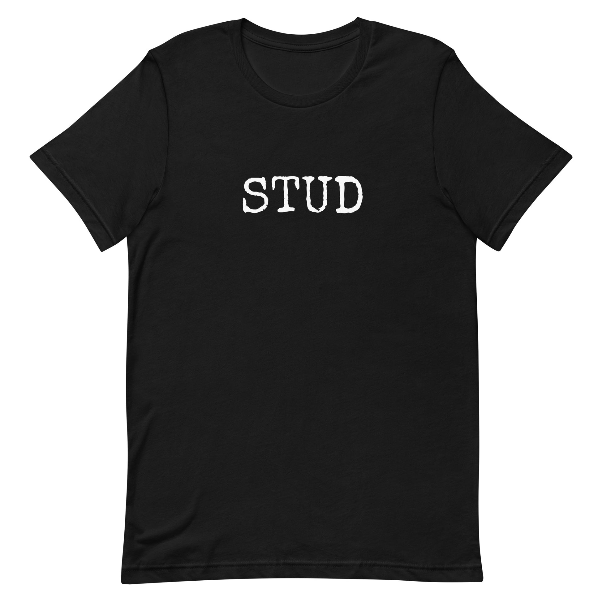 Stud T-shirt Black unisex-staple-t-shirt-black-front-63b4d5a6b803a