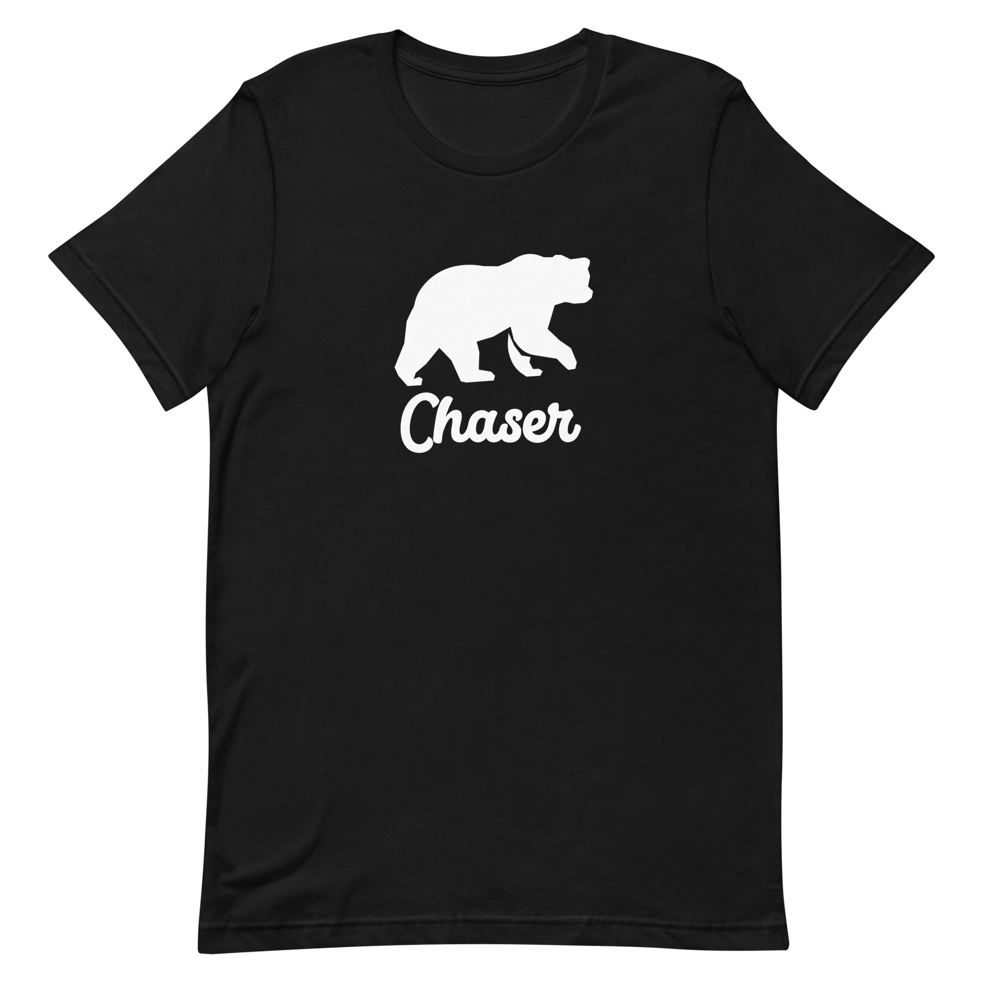 Gay Bear Pride Shirt - Bear Chaser Black Gay unisex-staple-t-shirt-black-front-63b4dc31ce2fa