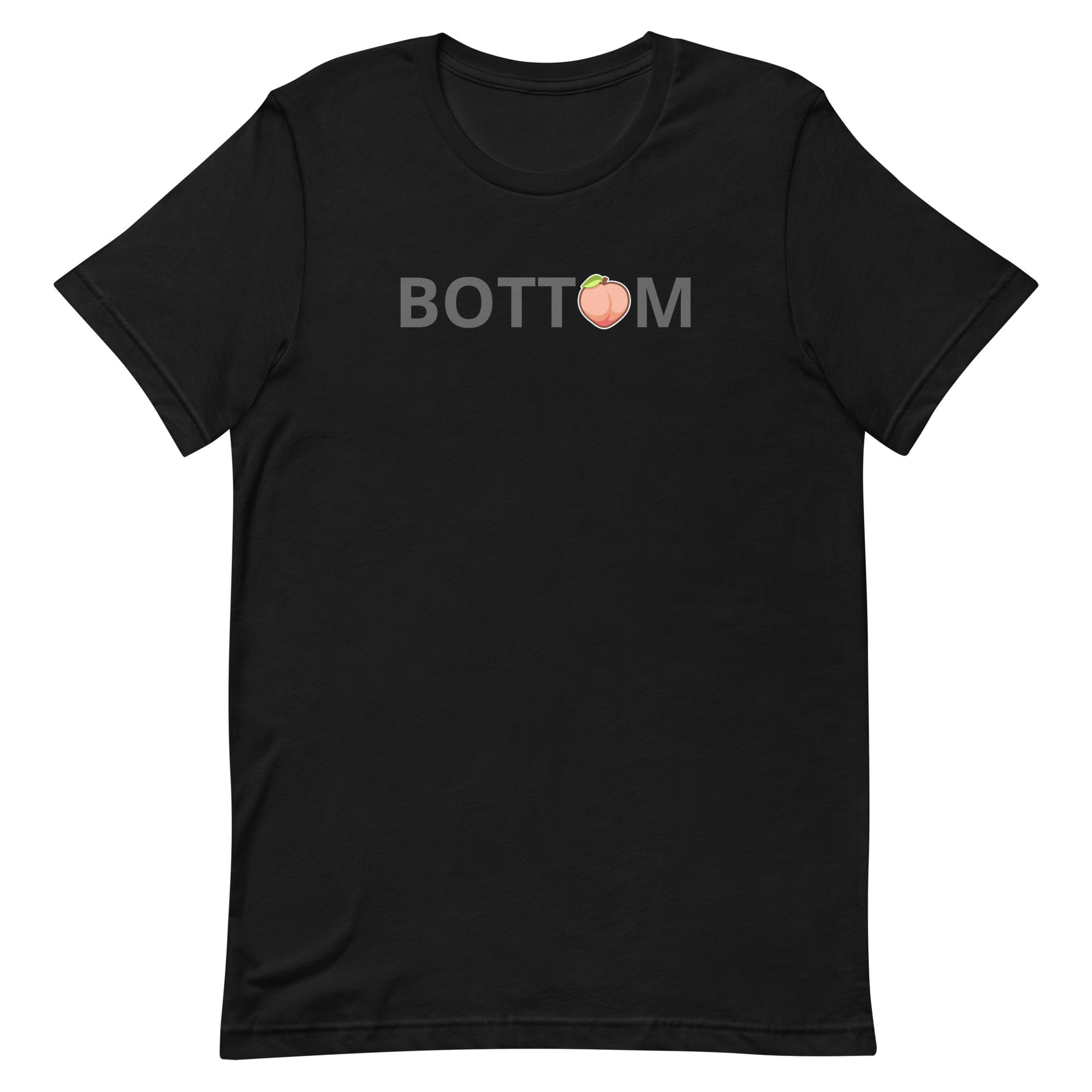 Gay Bottom T-Shirt Black Gay unisex-staple-t-shirt-black-front-63b4e296385b8