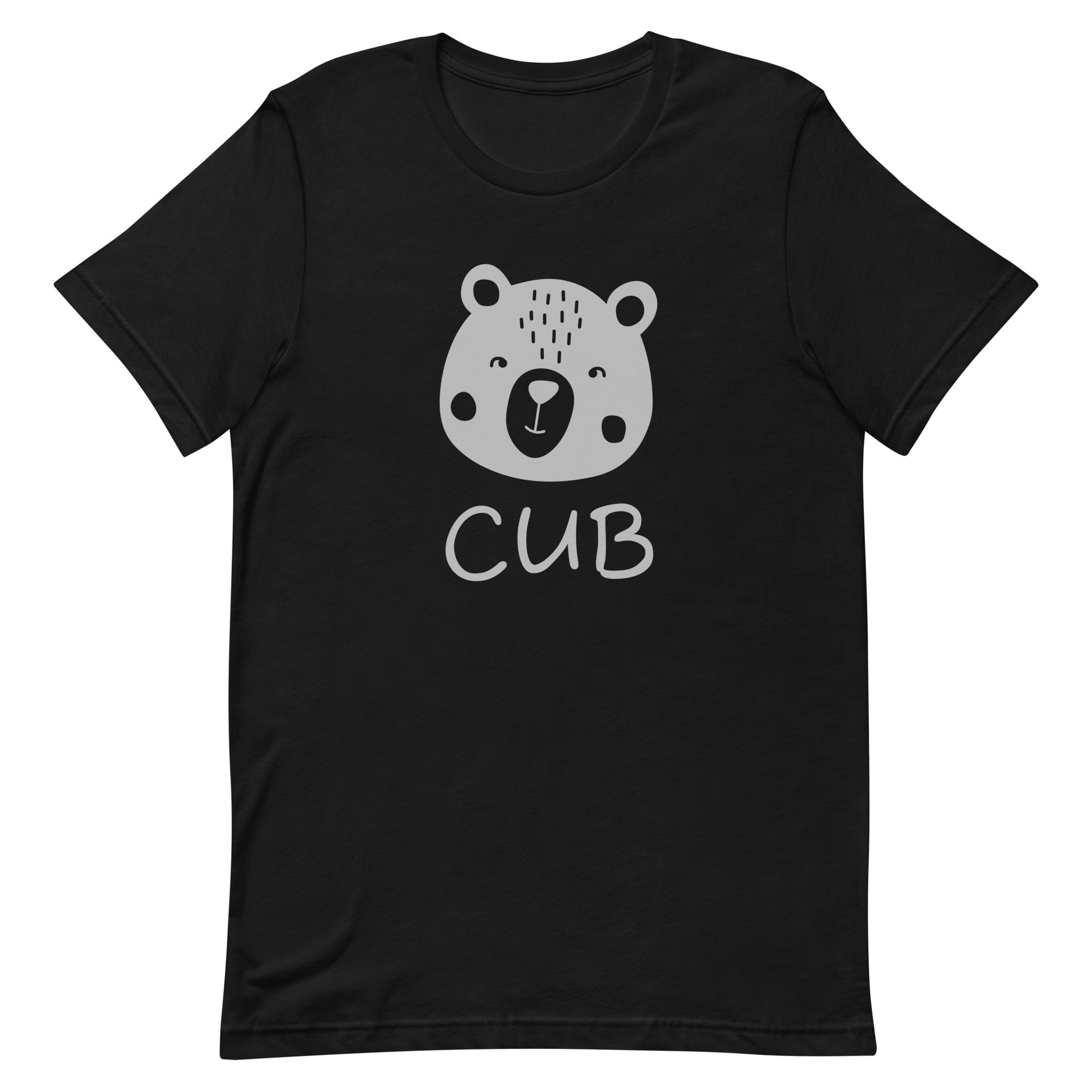 Gay Bear Pride Shirt - Cub Black Gay unisex-staple-t-shirt-black-front-63b61b7be4530