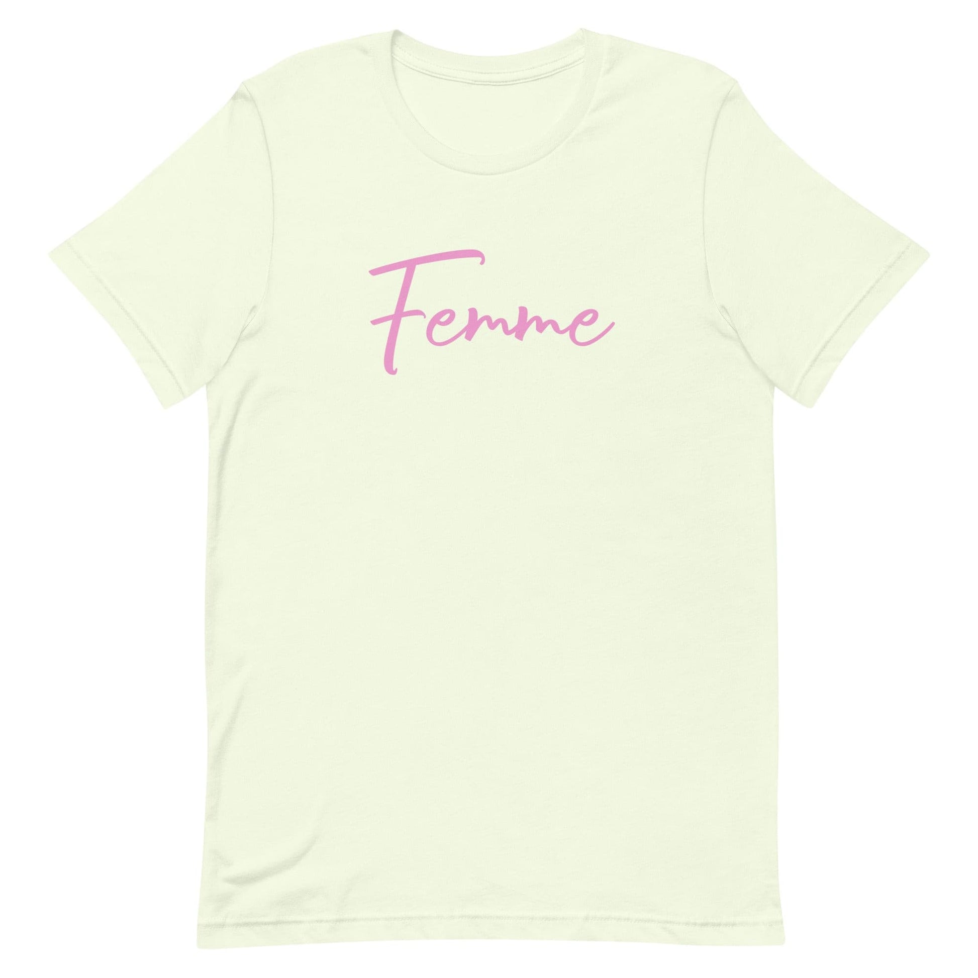 Lesbian Pride T-Shirt - Femme Citron Lesbian unisex-staple-t-shirt-citron-front-63b76de157399