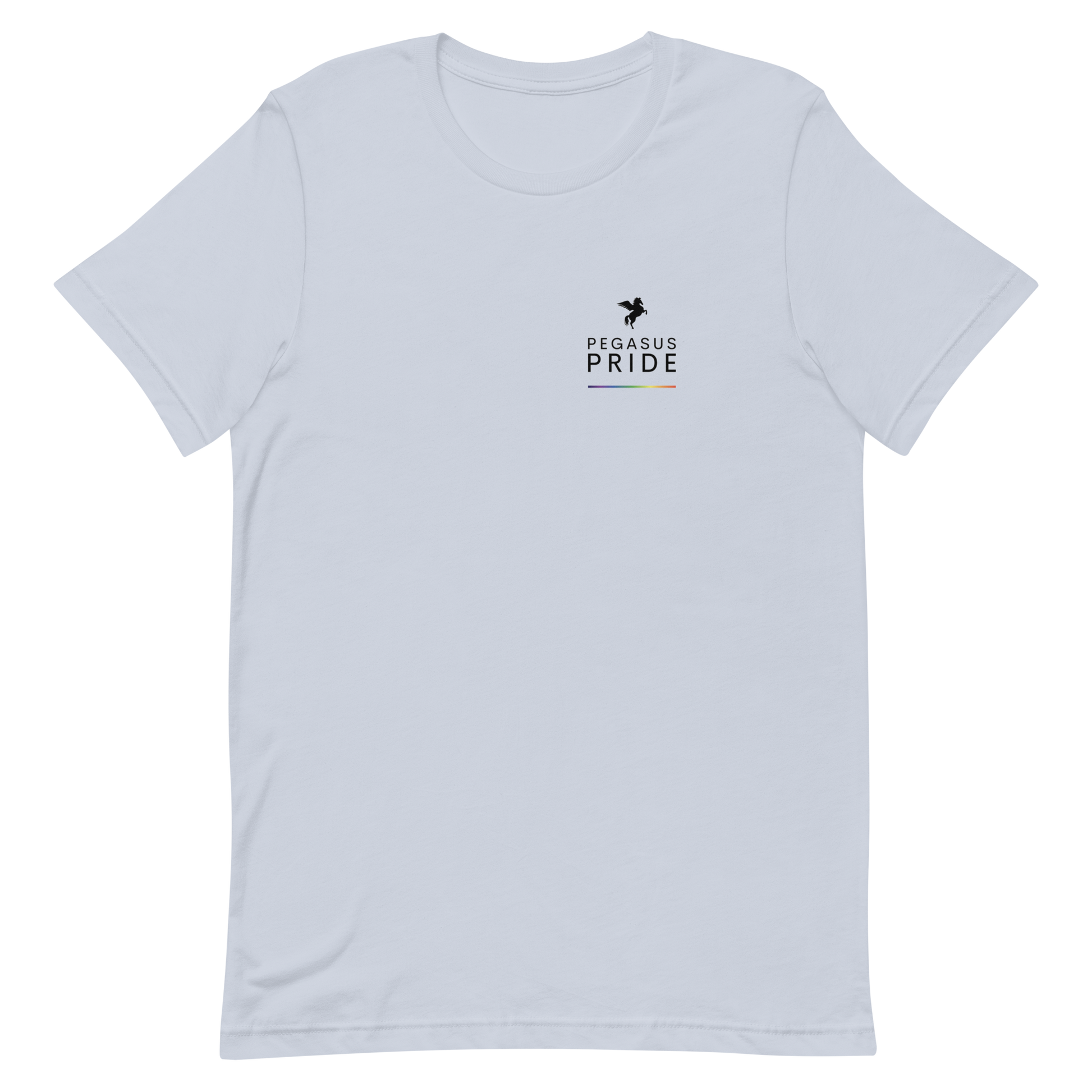 Pegasus Pride T-shirt Light Blue unisex-staple-t-shirt-light-blue-front-6316954449aa3