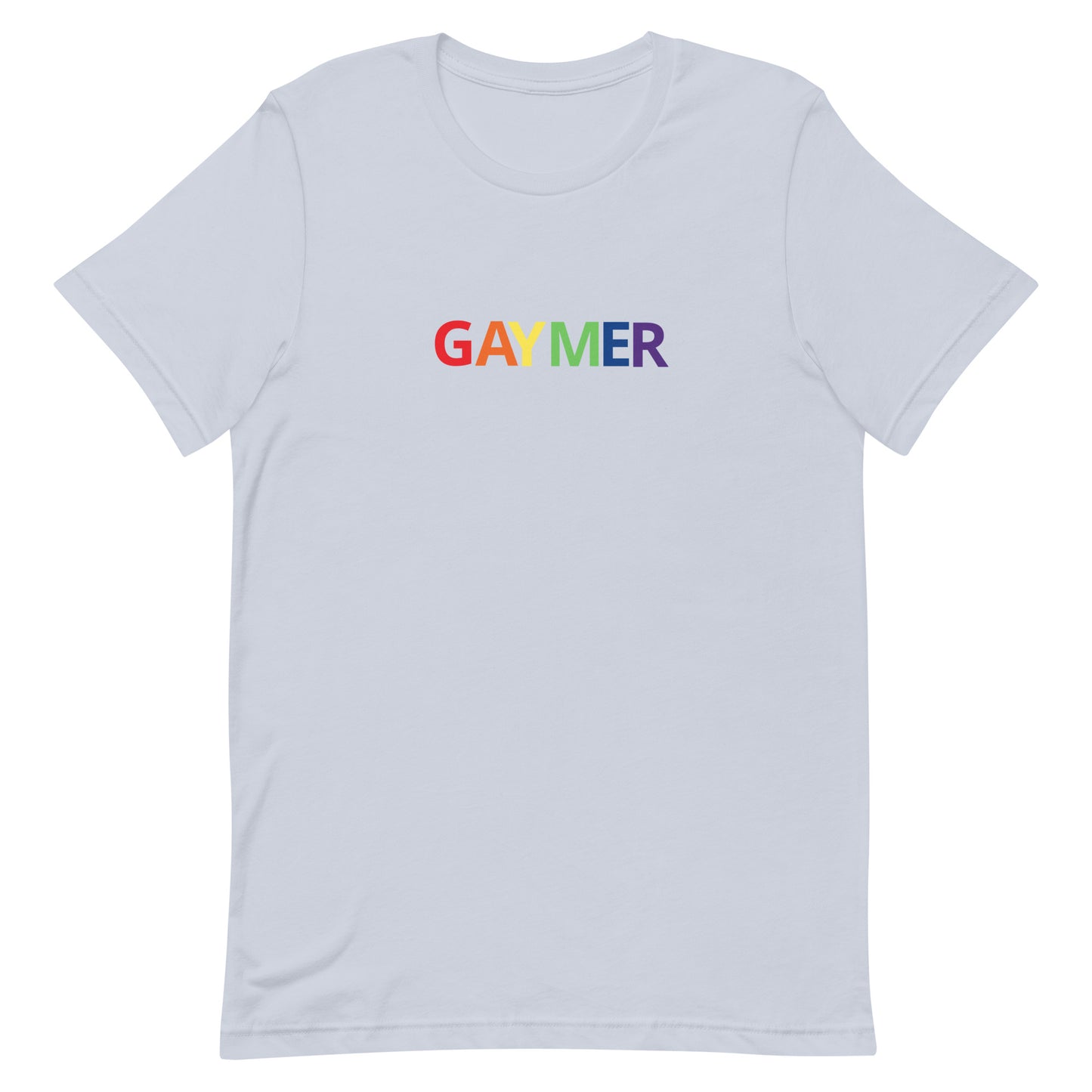 Gaymer Tee Light Blue Gay unisex-staple-t-shirt-light-blue-front-63b76fd2b5b7c