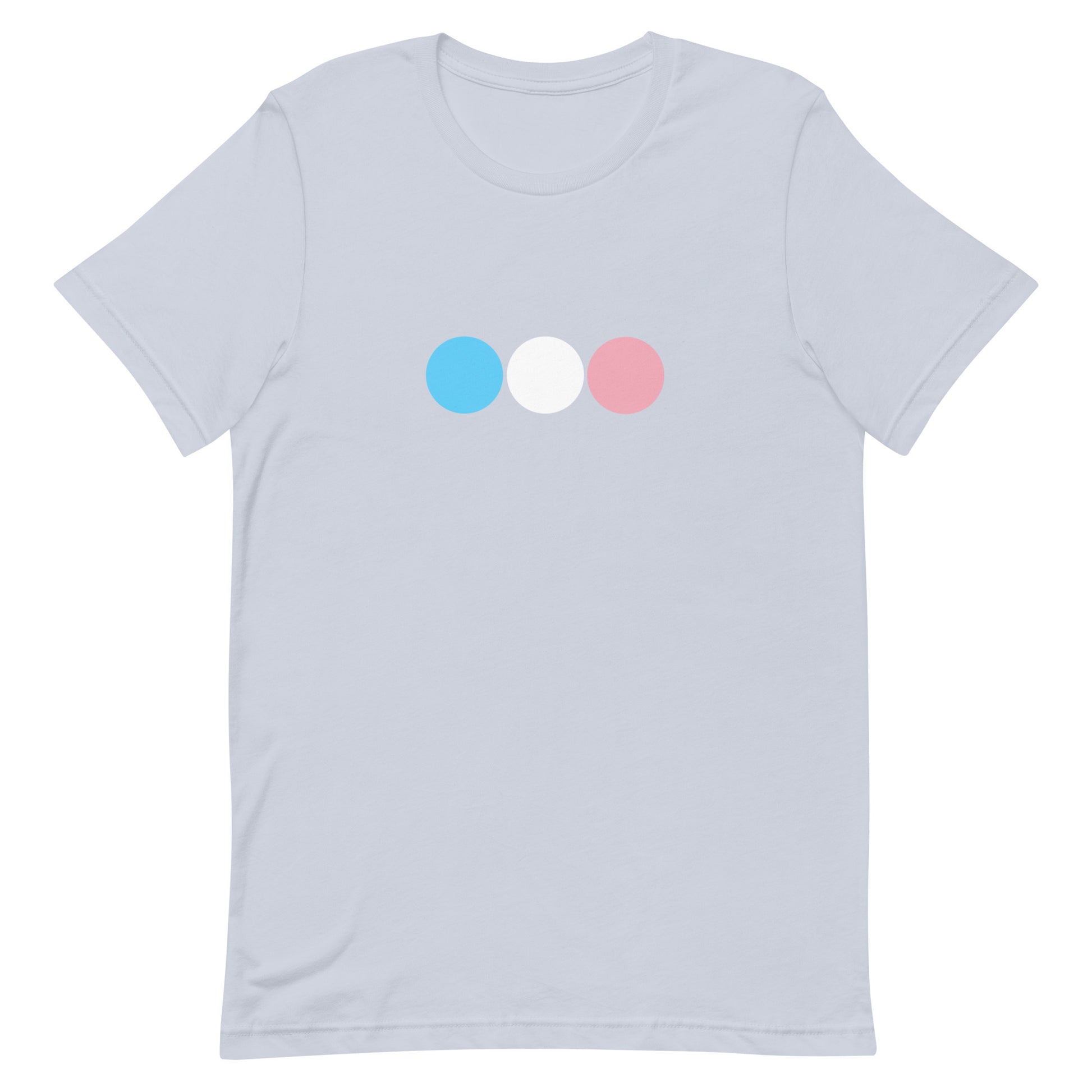 Transgender Trans Pride T-Shirt - Circles Light Blue Transgender unisex-staple-t-shirt-light-blue-front-63bb66a71bbf0