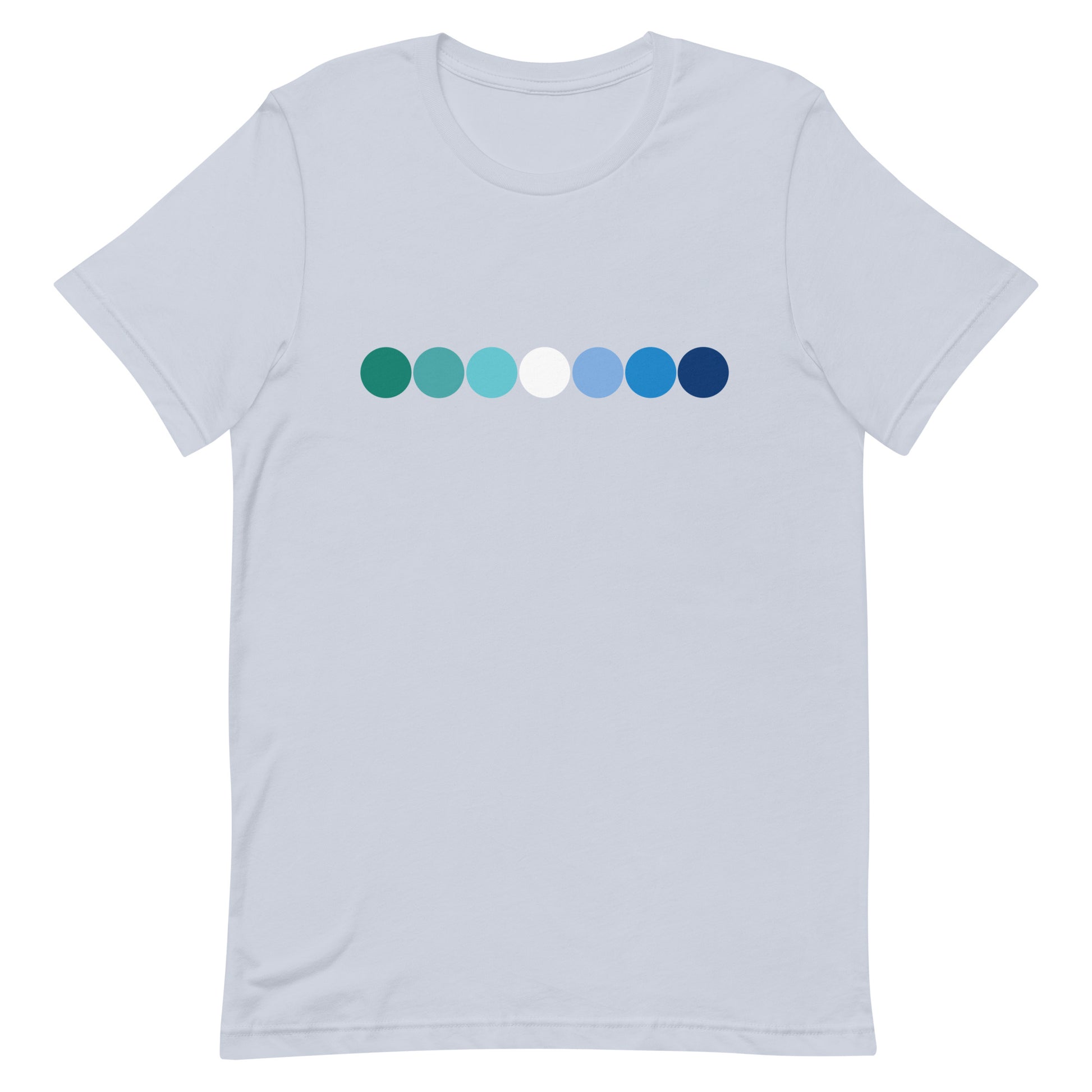 Gay MLM Vincian Pride Shirt - Circles Light Blue Gay unisex-staple-t-shirt-light-blue-front-63bb6fd0729b9