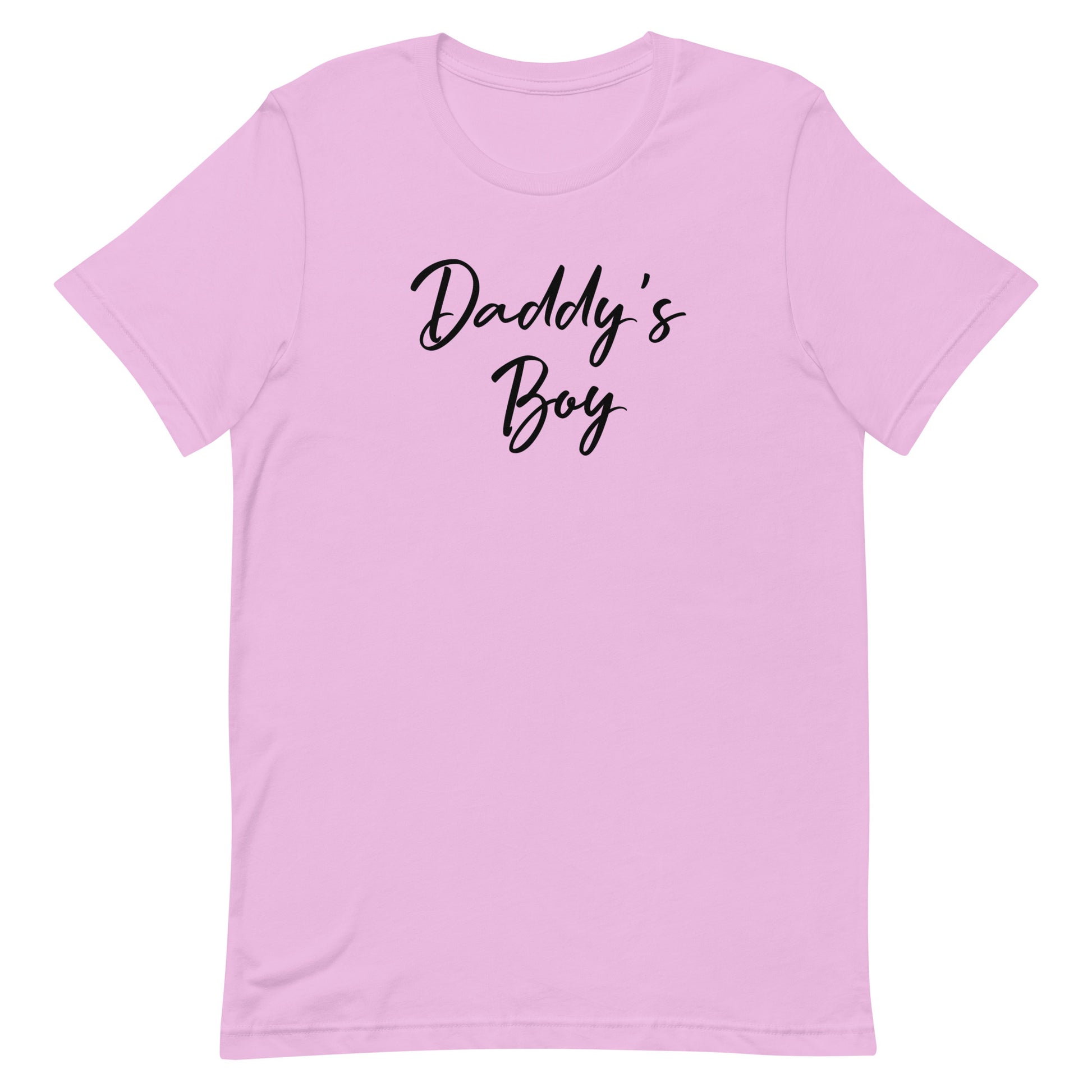 Daddy's Boy Tee Lilac unisex-staple-t-shirt-lilac-front-63b627ed0e438