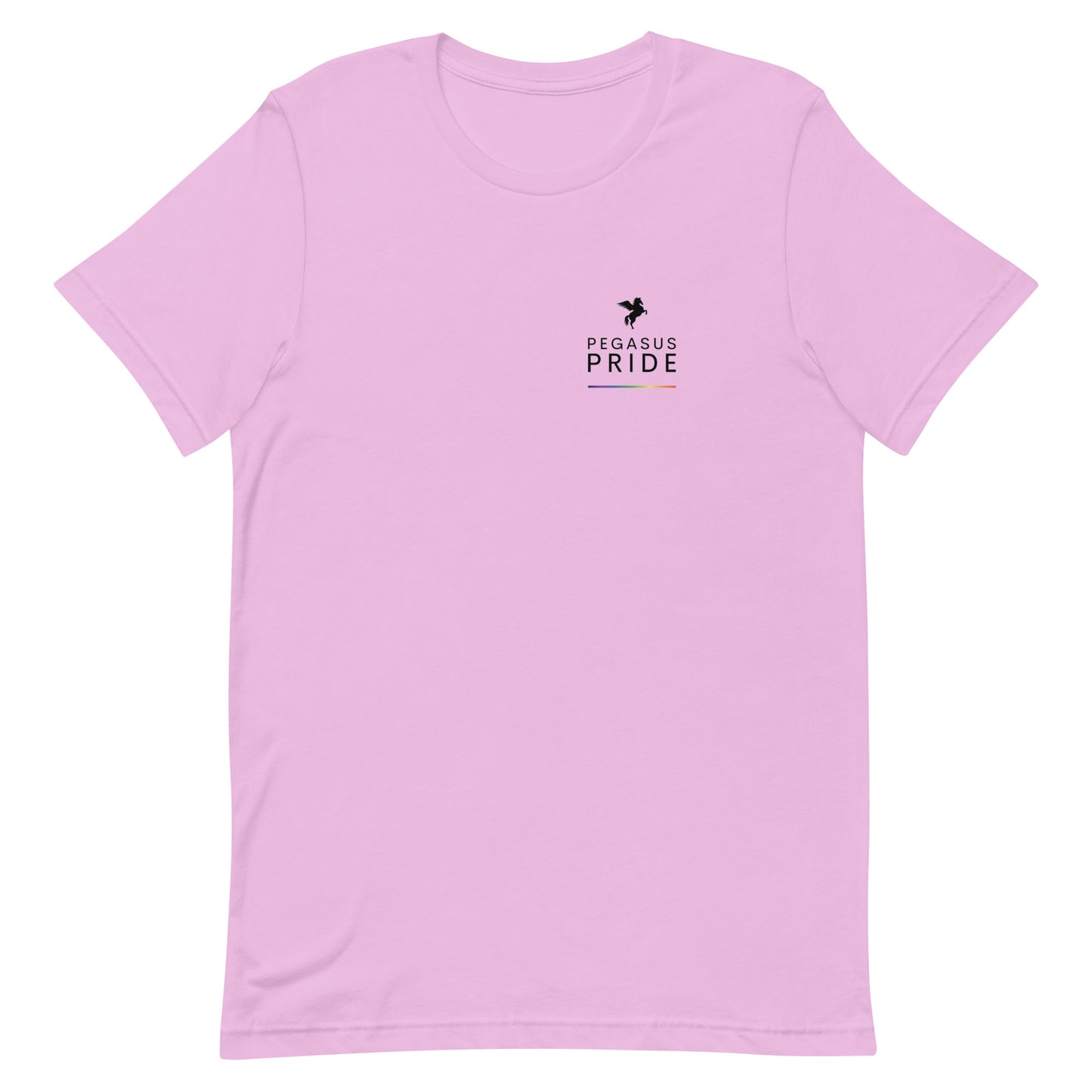 Pegasus Pride T-shirt Lilac unisex-staple-t-shirt-lilac-front-63b9fc0da4de2