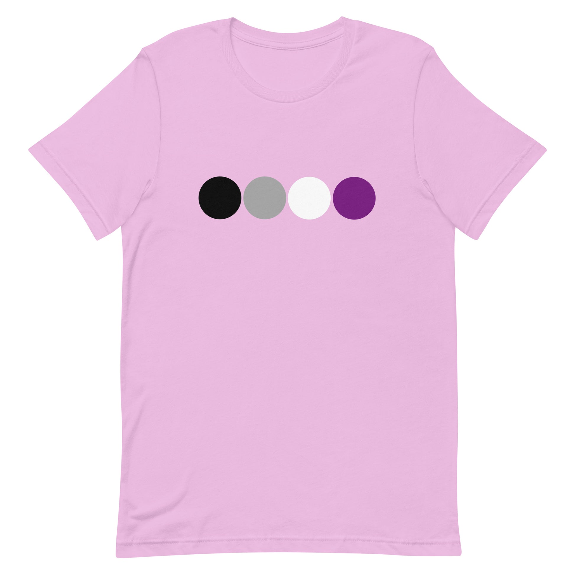 Asexual Ace Pride Shirt Circles Lilac Asexual unisex-staple-t-shirt-lilac-front-63bb69a8a48b4