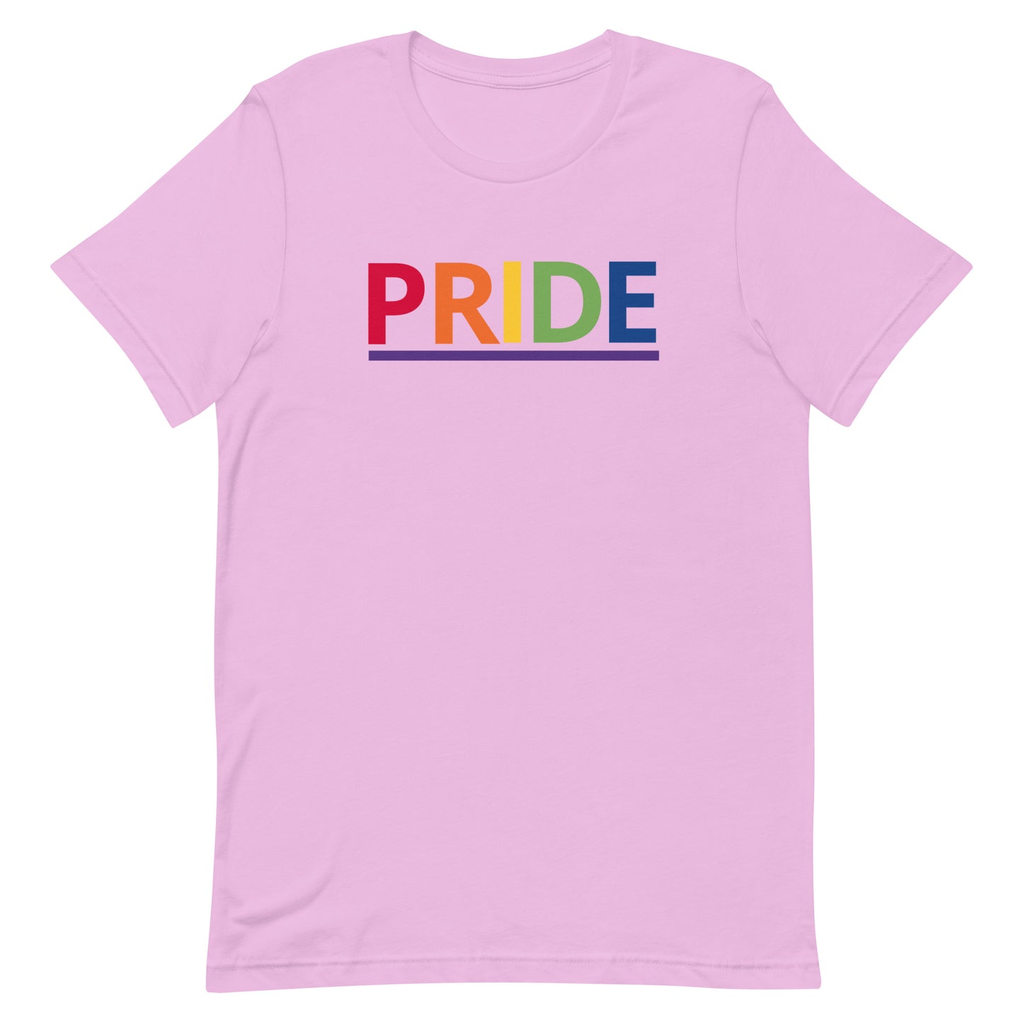 LGBTQ Pride T-Shirt - Pride Lilac Pride unisex-staple-t-shirt-lilac-front-63bcc7893b3a8