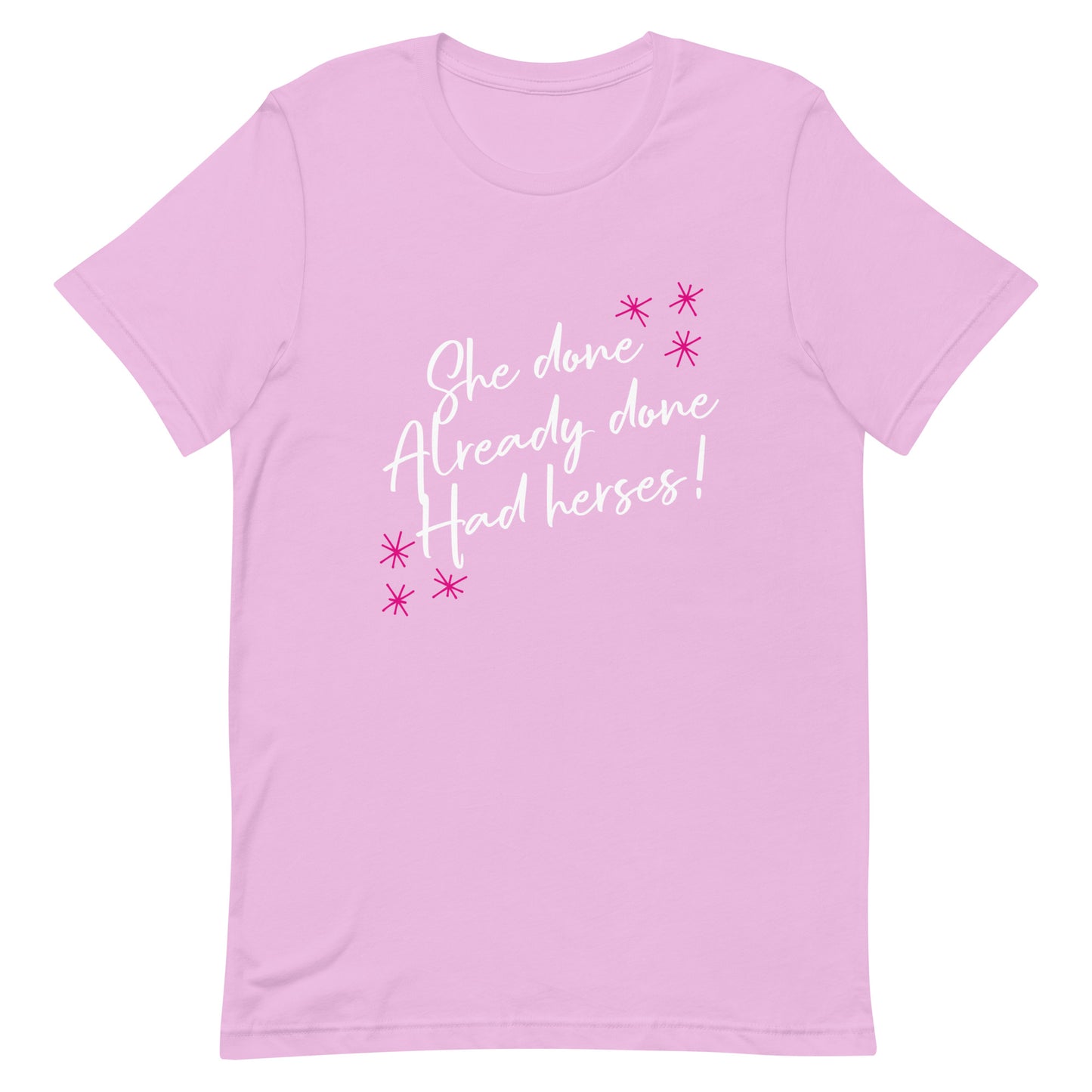 She Done Already Done Had Herses RuPaul Tshirt Lilac unisex-staple-t-shirt-lilac-front-63df18fe97cdb