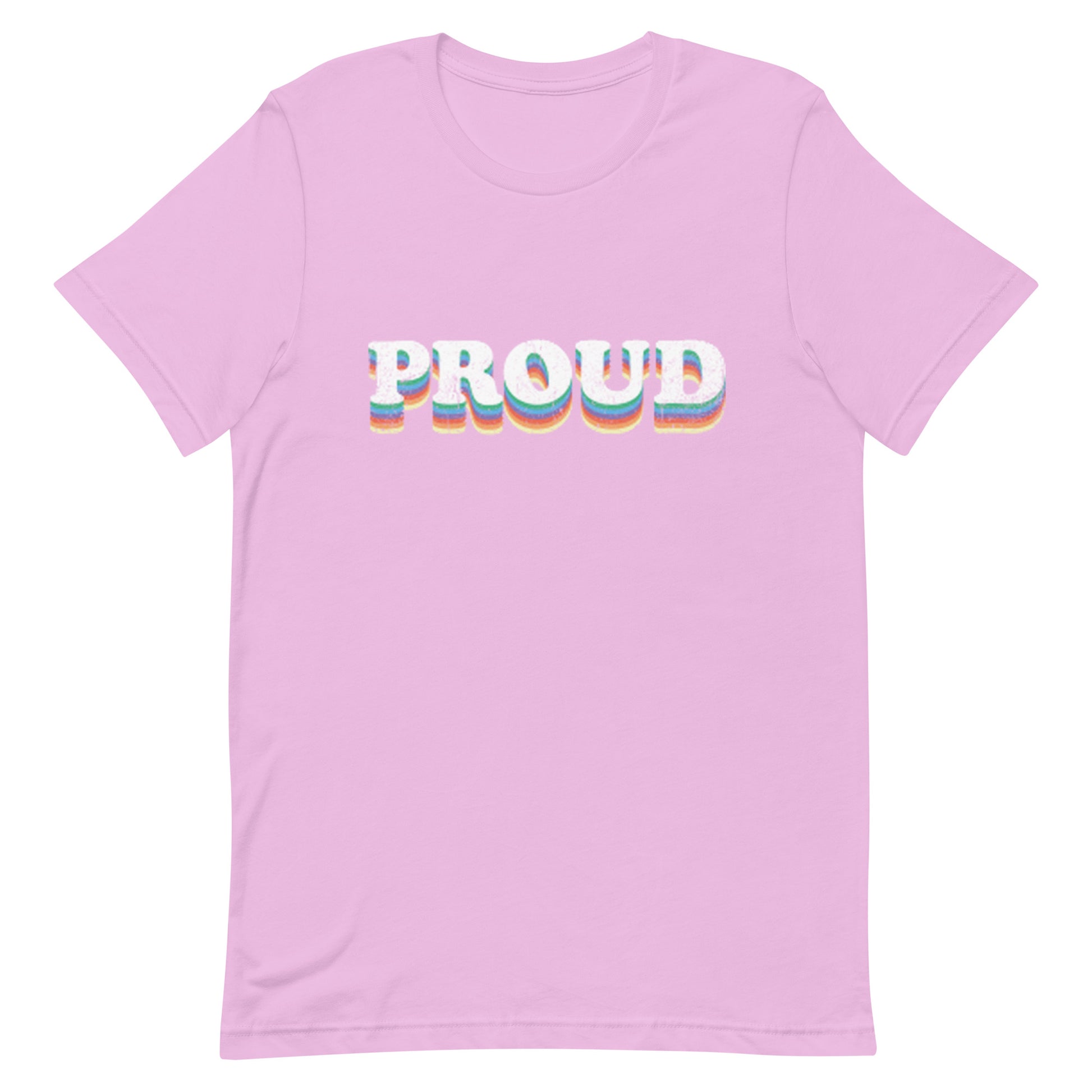 LGBTQ Pride T-Shirt - Proud Lilac Pride unisex-staple-t-shirt-lilac-front-63fab3f571aad