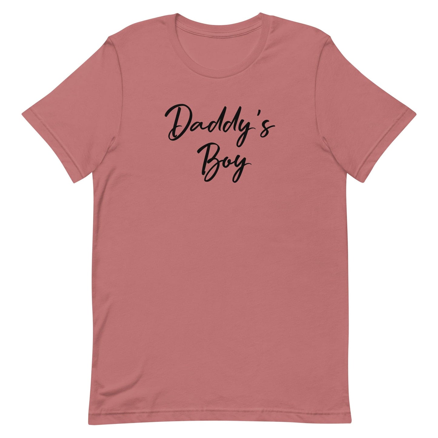 Daddy's Boy Tee Mauve unisex-staple-t-shirt-mauve-front-63b627ed0cb77