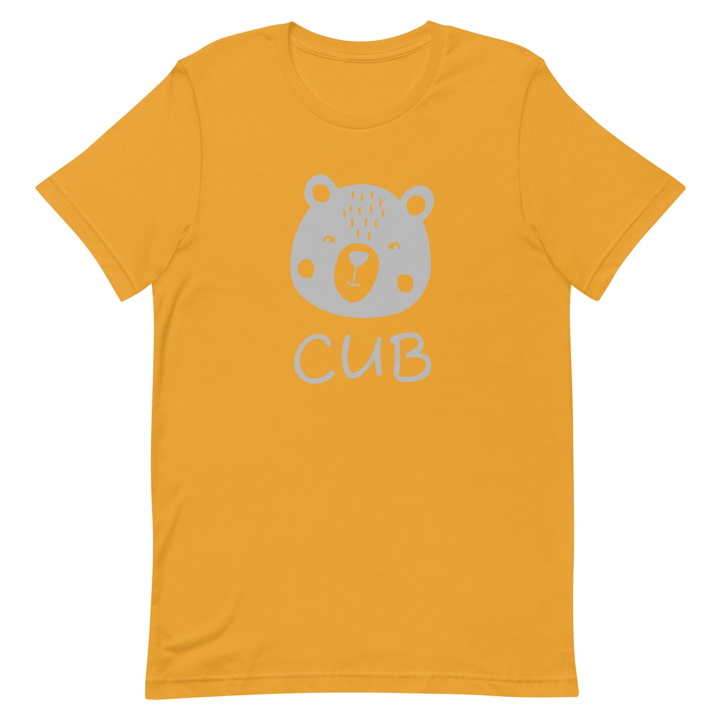 Gay Bear Pride Shirt - Cub Mustard Gay unisex-staple-t-shirt-mustard-front-63b61b7c01a6e