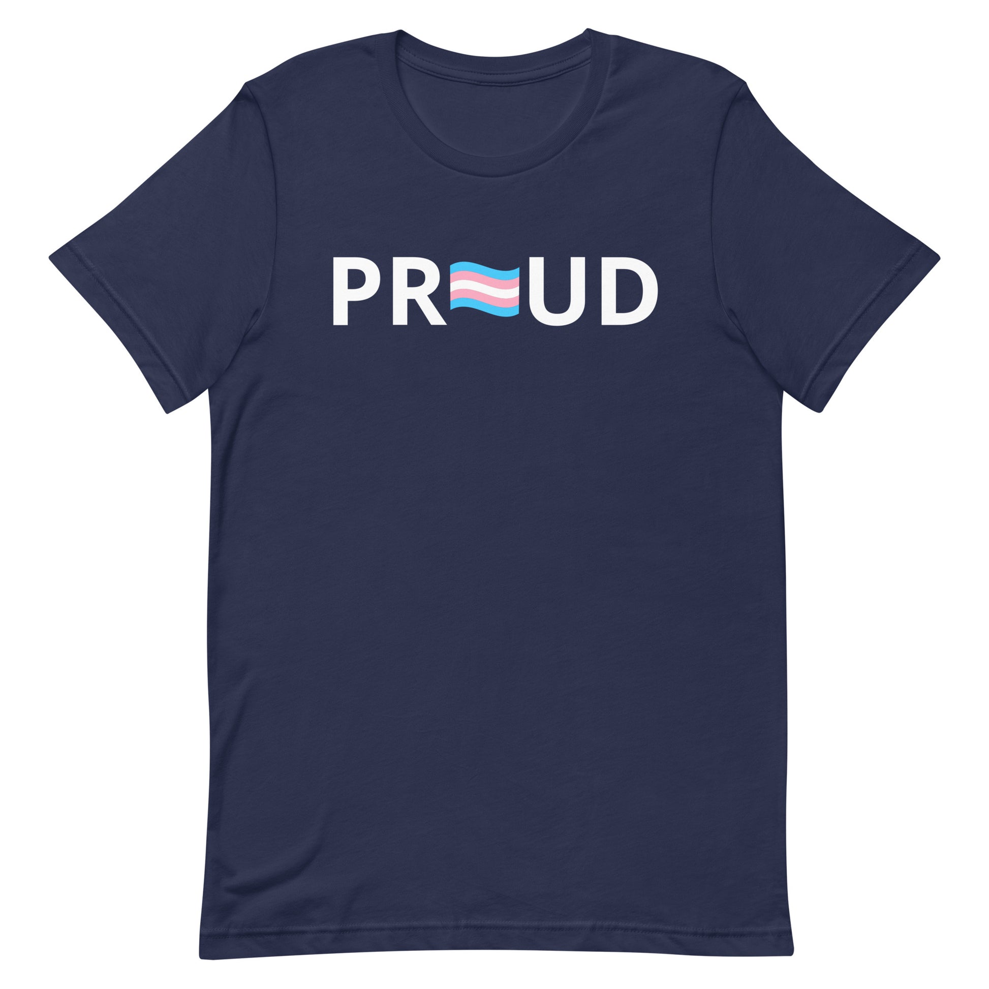 Transgender Trans Pride T-Shirt - Proud Navy Transgender unisex-staple-t-shirt-navy-front-63b399d917938