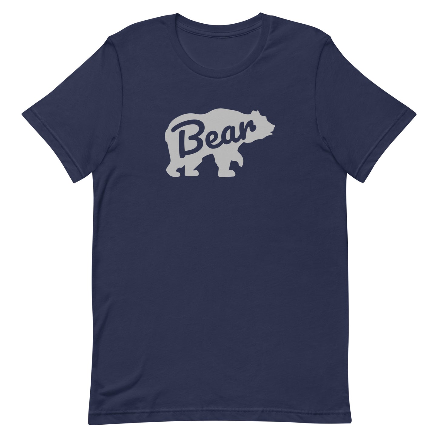 Gay Bear Pride Shirt - Bear Navy Gay unisex-staple-t-shirt-navy-front-63b4dc5f782df