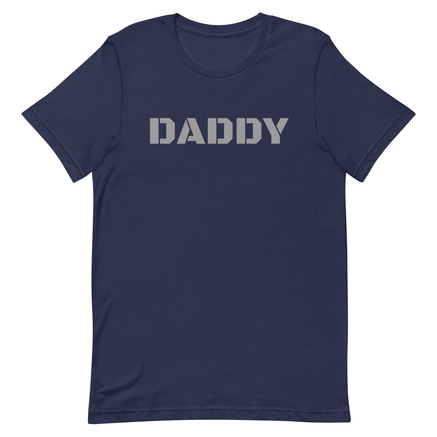 DADDY Tee Shirt Navy Gay unisex-staple-t-shirt-navy-front-63b6241e61237