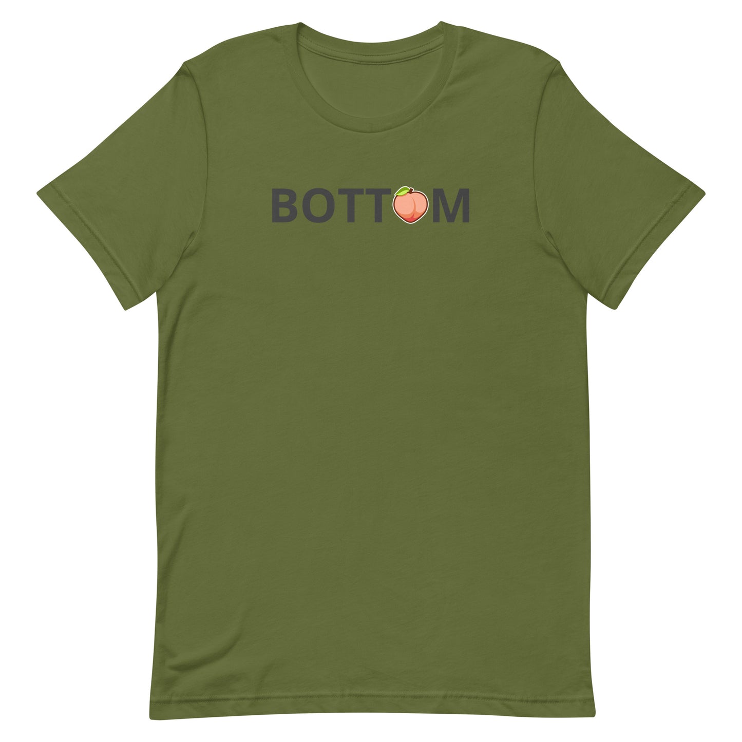 Gay Bottom T-Shirt Olive Gay unisex-staple-t-shirt-olive-front-63b4e29646042