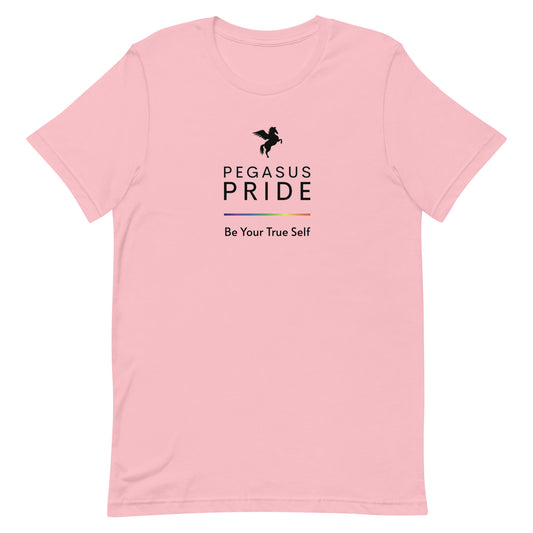 Pegasus Pride-Be Your True Self T-shirt Pink Pride unisex-staple-t-shirt-pink-front-63ba0b8489342 Tee