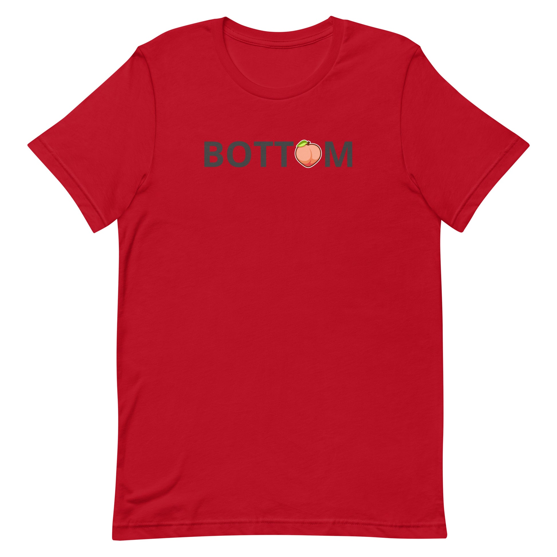 Gay Bottom T-Shirt Red Gay unisex-staple-t-shirt-red-front-63b4e2963acd0