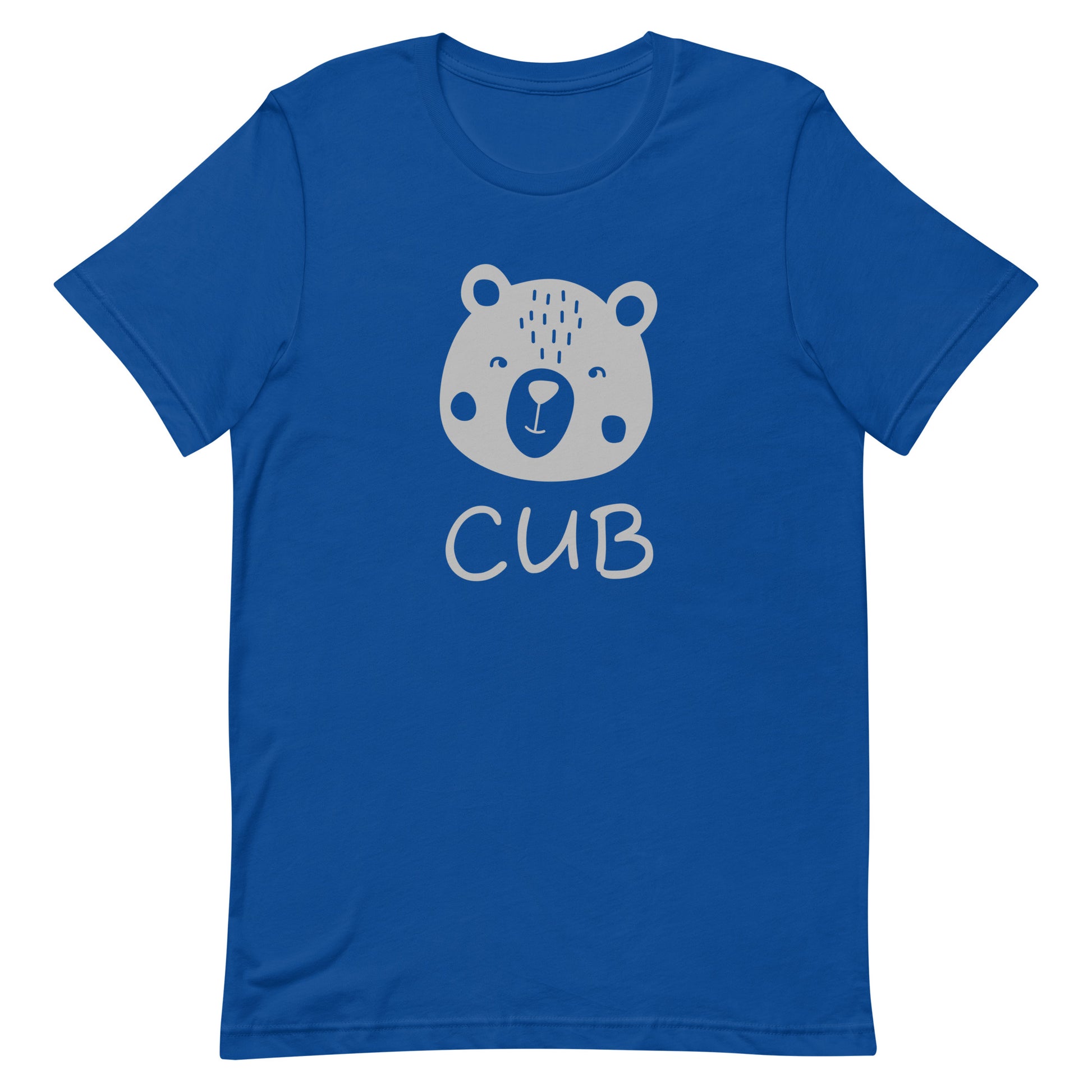 Gay Bear Pride Shirt - Cub True Royal Gay unisex-staple-t-shirt-true-royal-front-63b61b7bec455