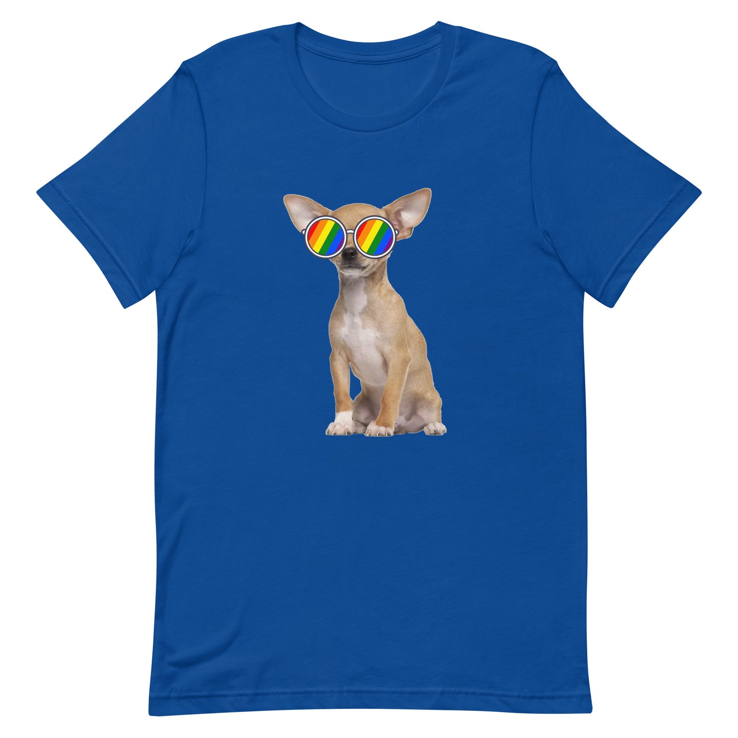 LGBTQ Pride T-Shirt - Chihuahua True Royal unisex-staple-t-shirt-true-royal-front-63ebc66f8b03e