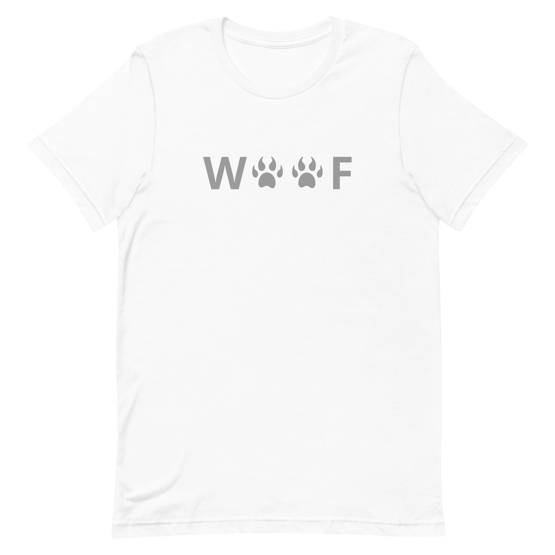 Woof T-shirt White Gay unisex-staple-t-shirt-white-front-63b390cd96f8b