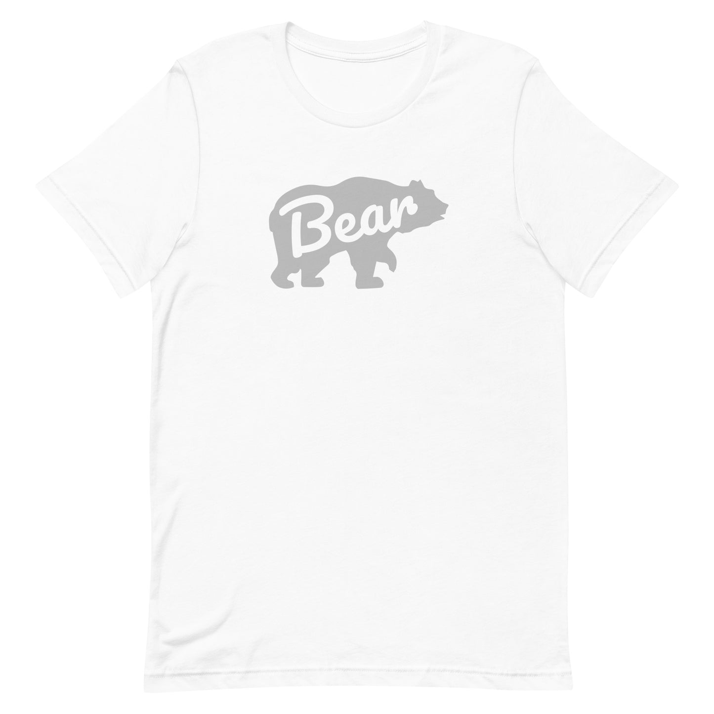 Gay Bear Pride Shirt - Bear White Gay unisex-staple-t-shirt-white-front-63b4dc5f83b7c