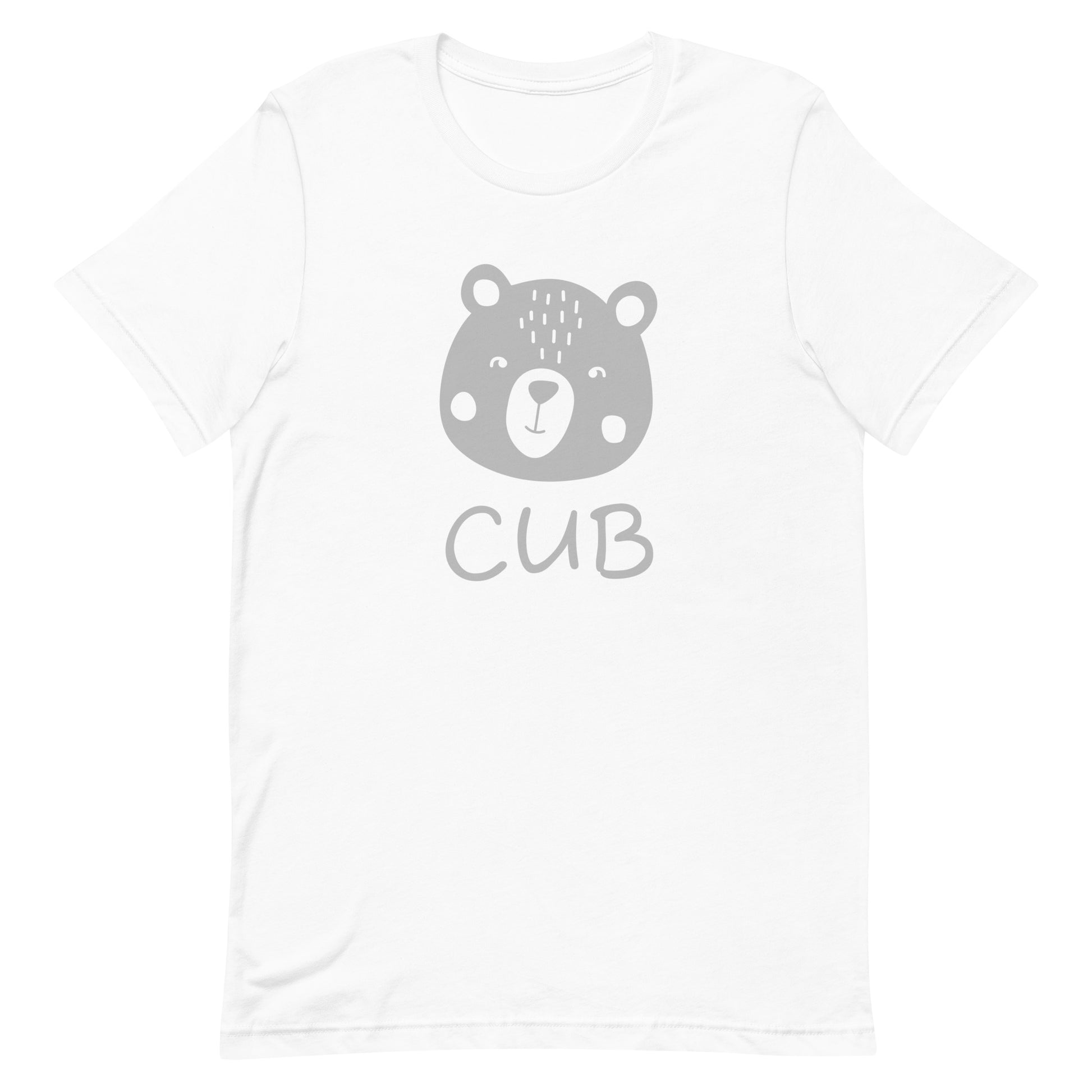 Gay Bear Pride Shirt - Cub White Gay unisex-staple-t-shirt-white-front-63b61b7c06f6c