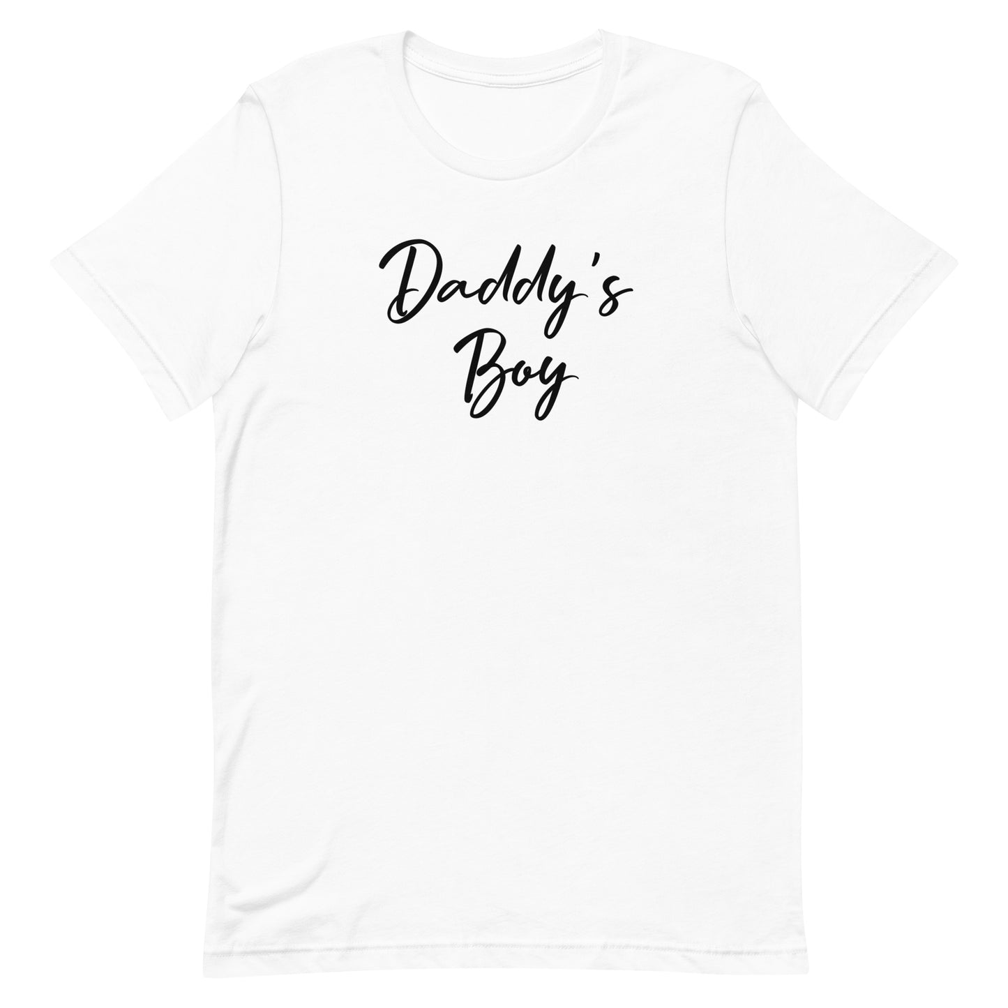 Daddy's Boy Tee White unisex-staple-t-shirt-white-front-63b627ed17c31