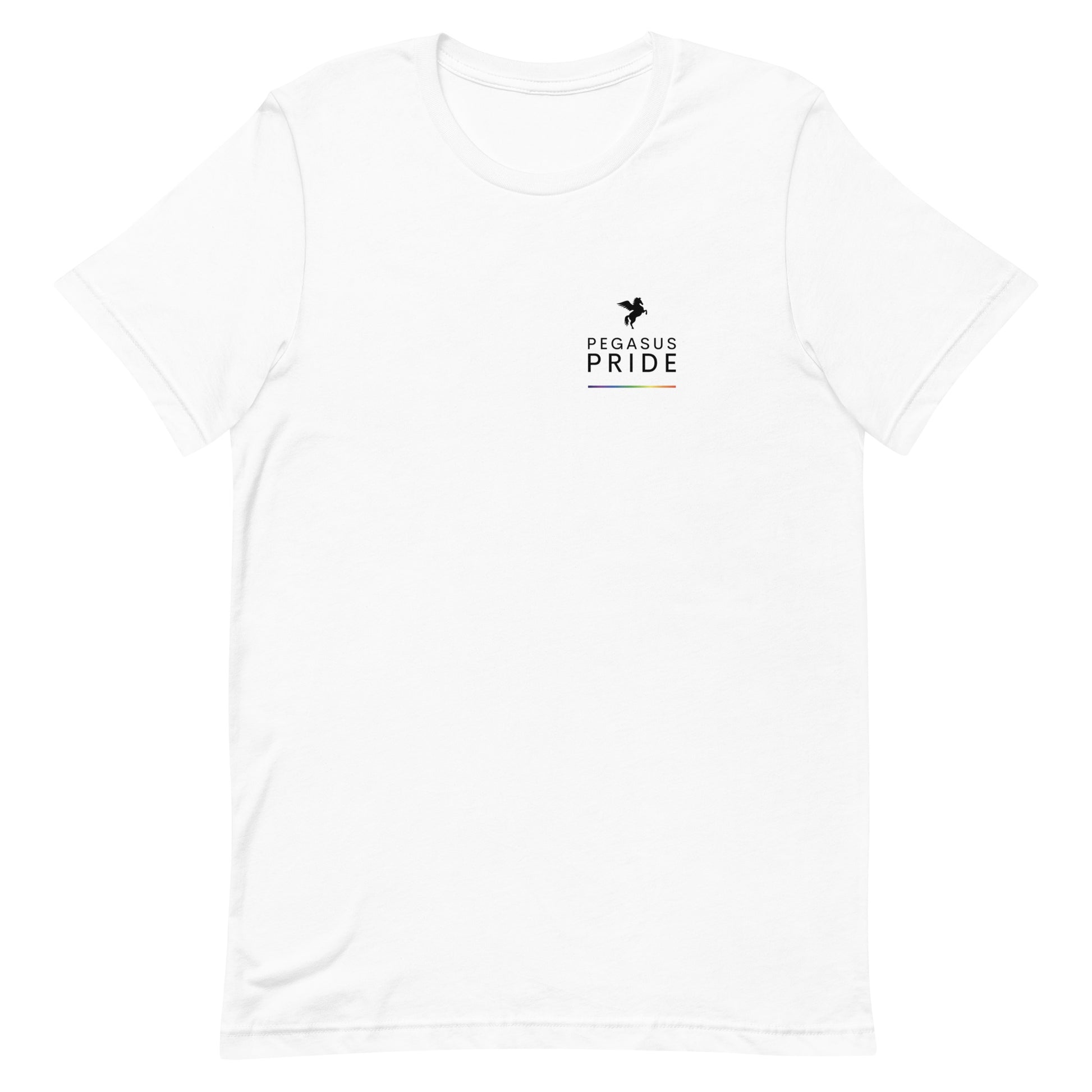 Pegasus Pride T-shirt White unisex-staple-t-shirt-white-front-63b9fc0db35c7