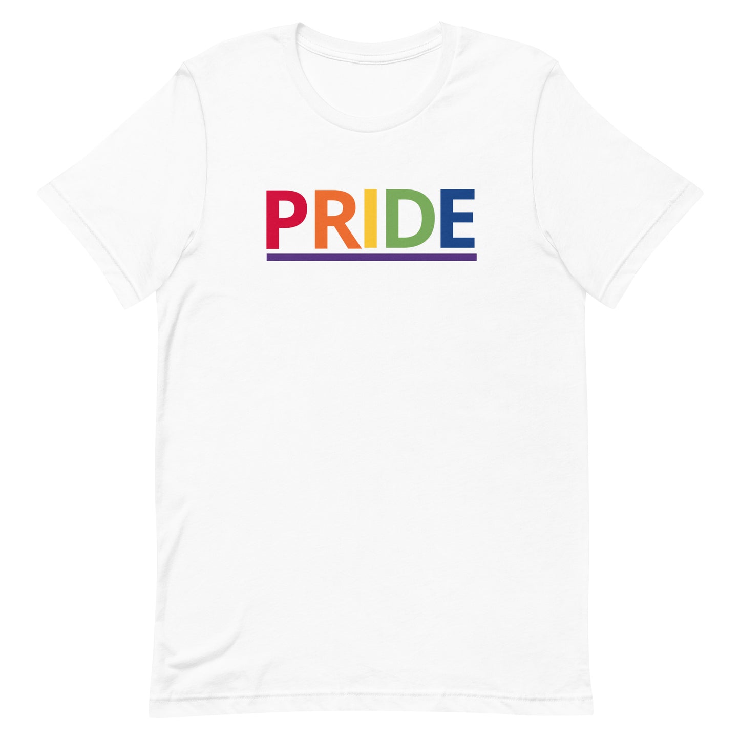 LGBTQ Pride T-Shirt - Pride White Pride unisex-staple-t-shirt-white-front-63bcc789454aa