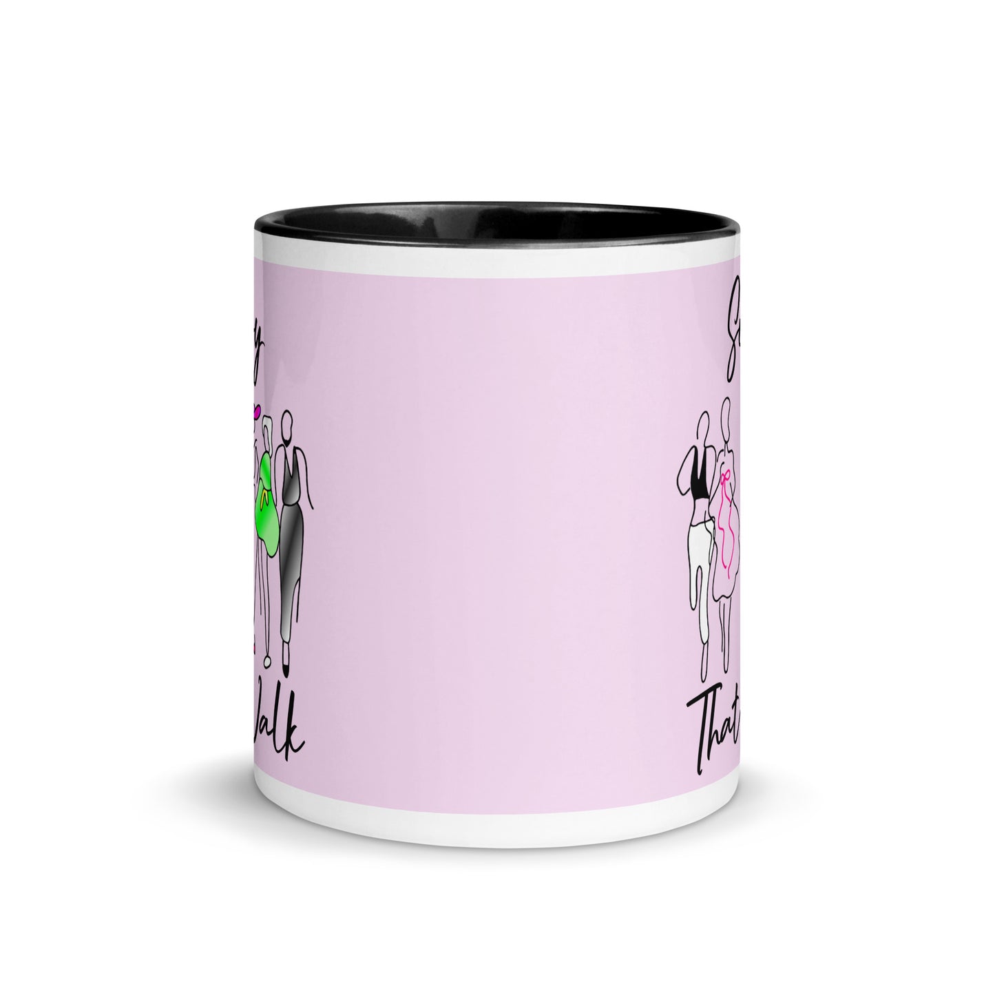 Sissy That Walk Ceramic Coffee Tea Mug white-ceramic-mug-with-color-inside-black-11oz-front-641273b8c65d5