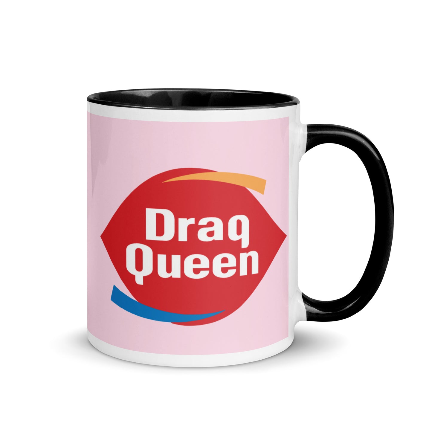 Drag Queen Ceramic Coffee Tea Mug white-ceramic-mug-with-color-inside-black-11oz-right-64126c041479c